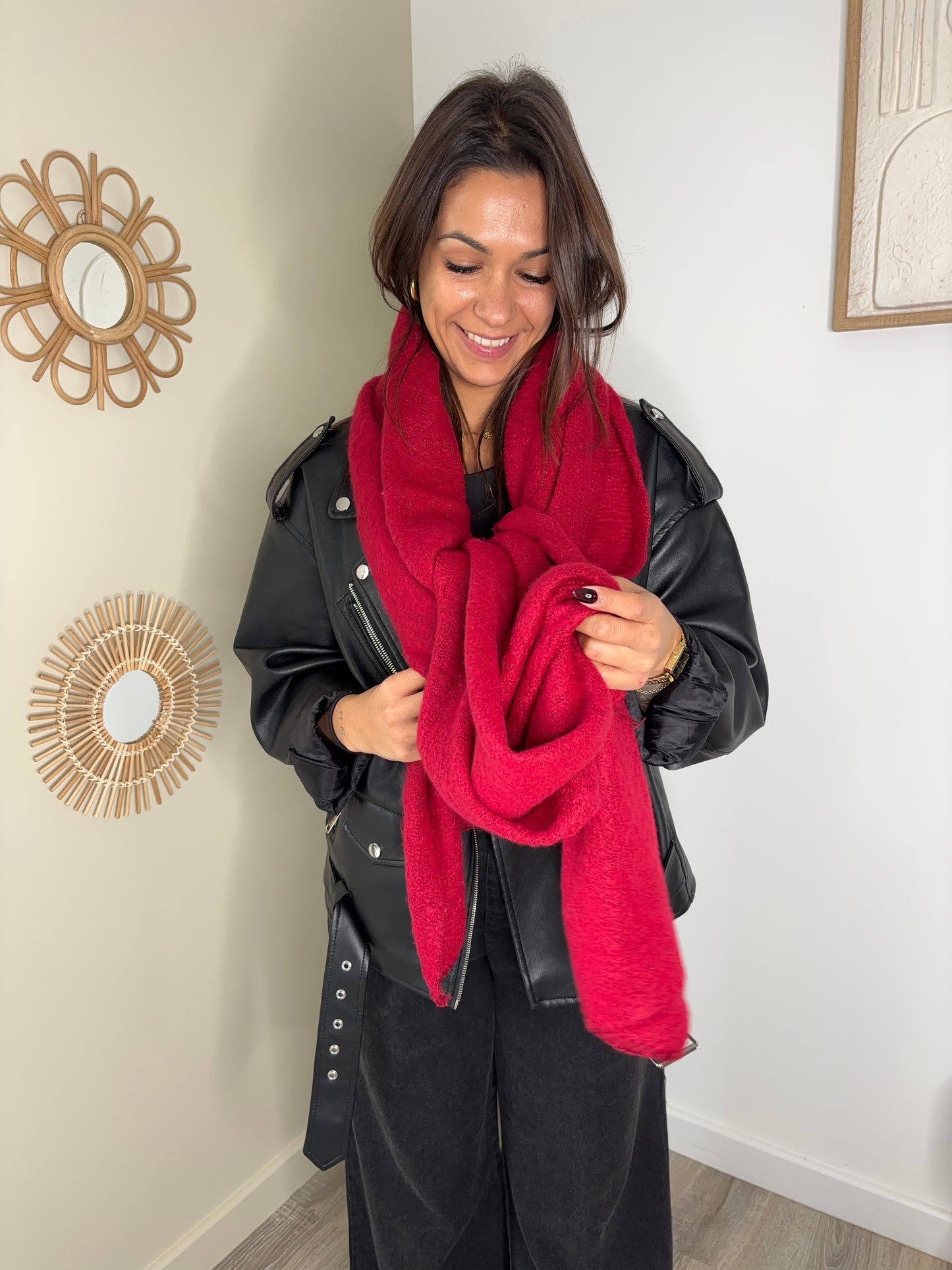 Écharpe Emy - rouge