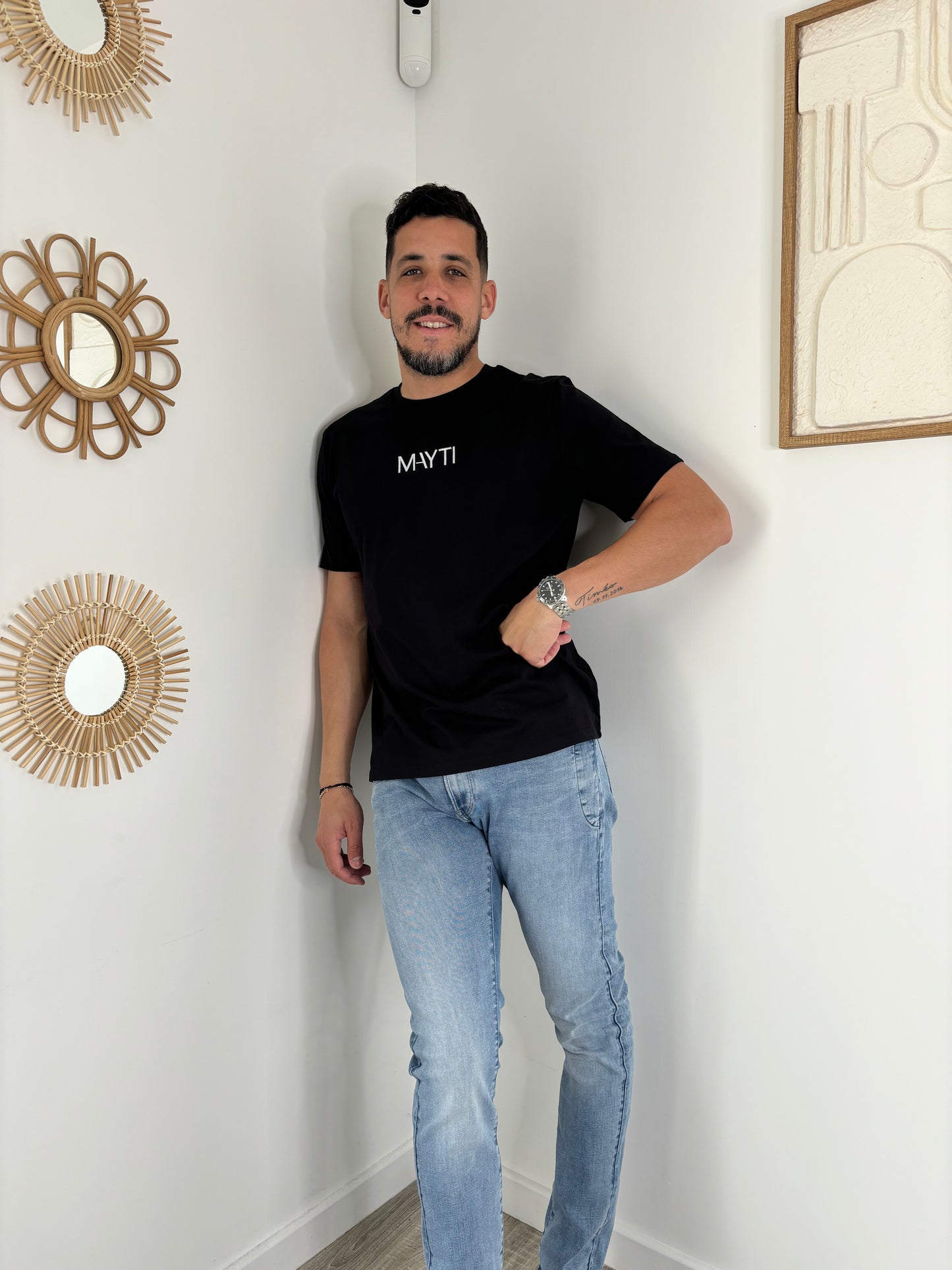 T-shirt COLORS unisexe - noir