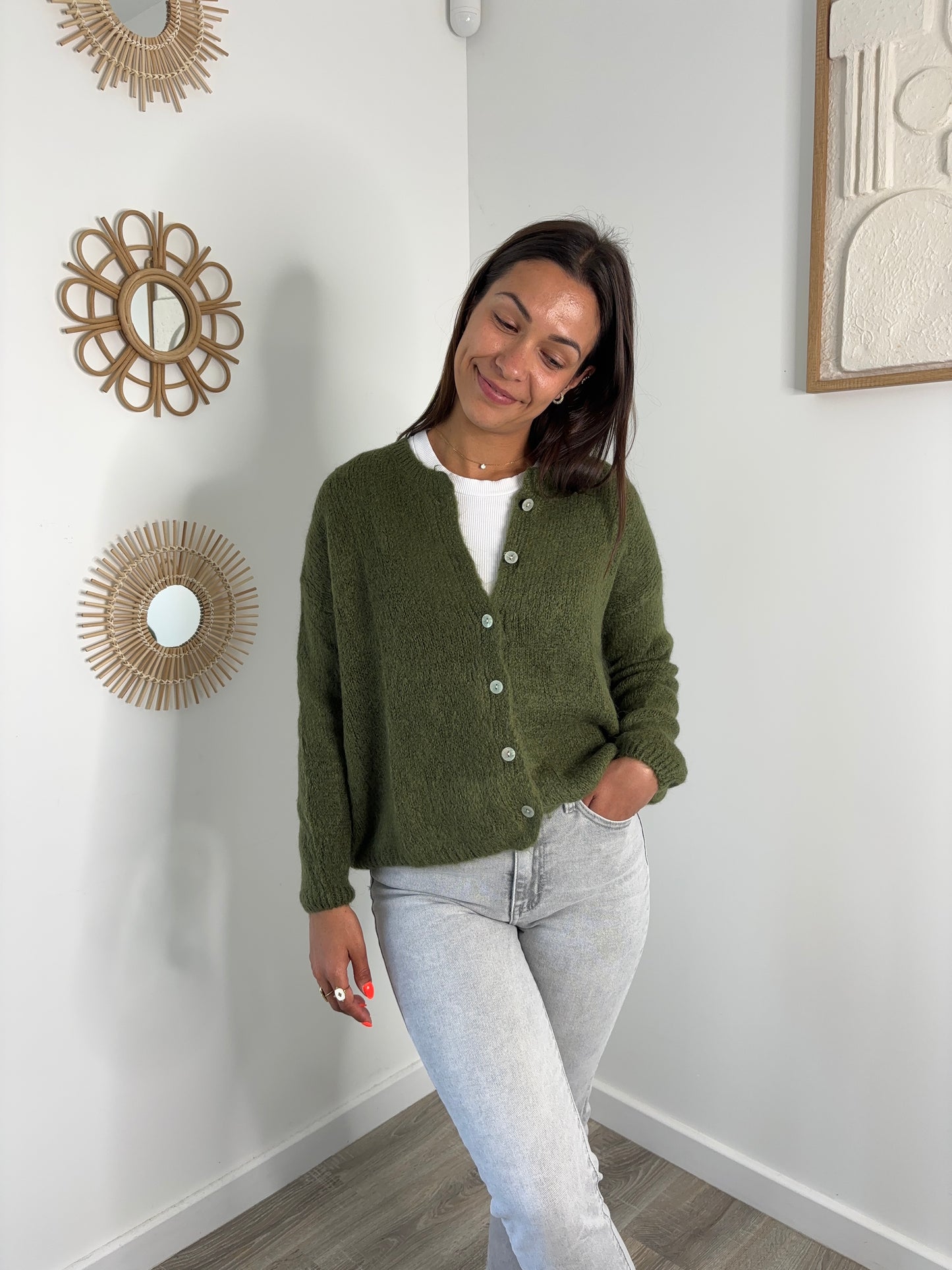 Gilet Maurine - kaki