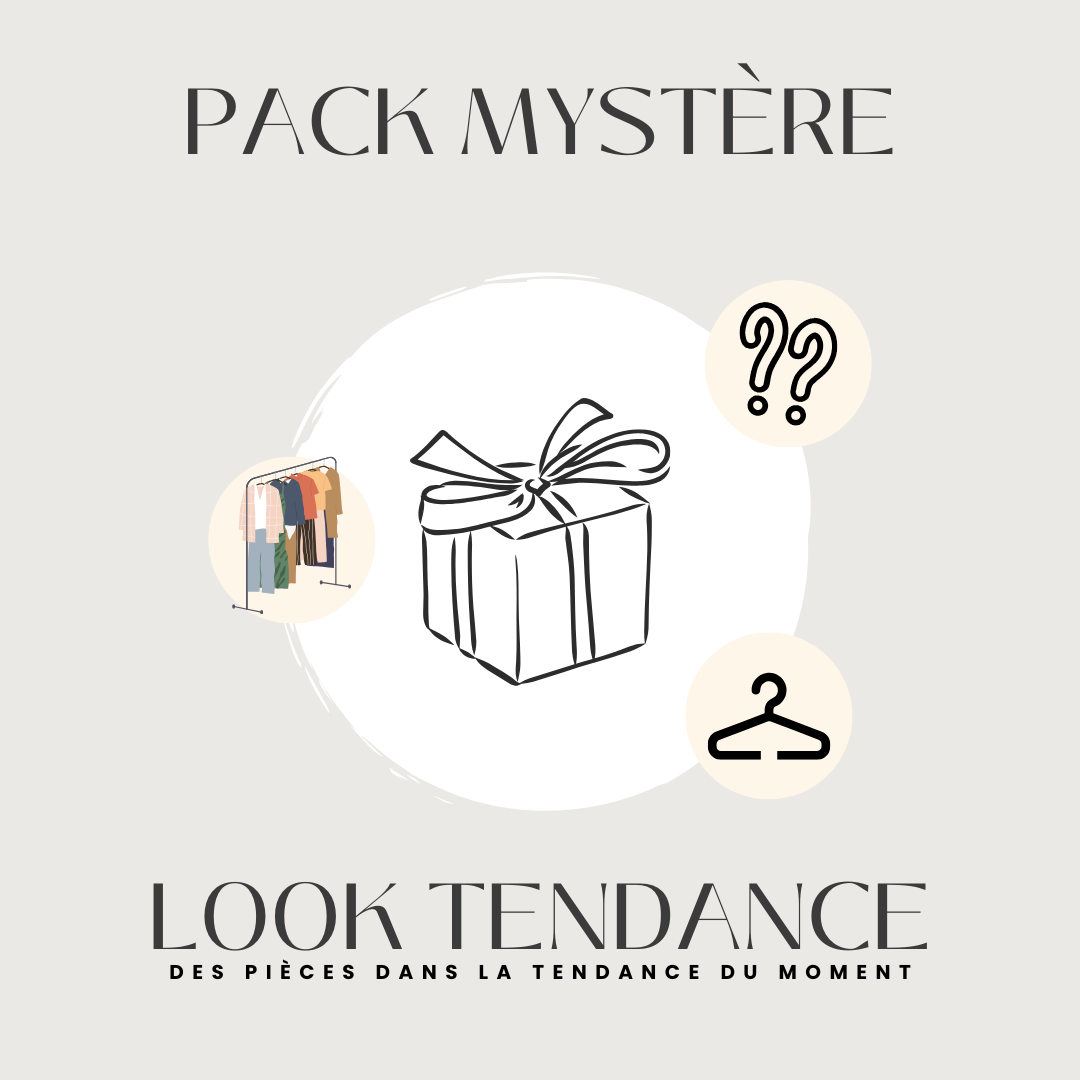 PACK MYSTÈRE TENDANCE - 3 articles