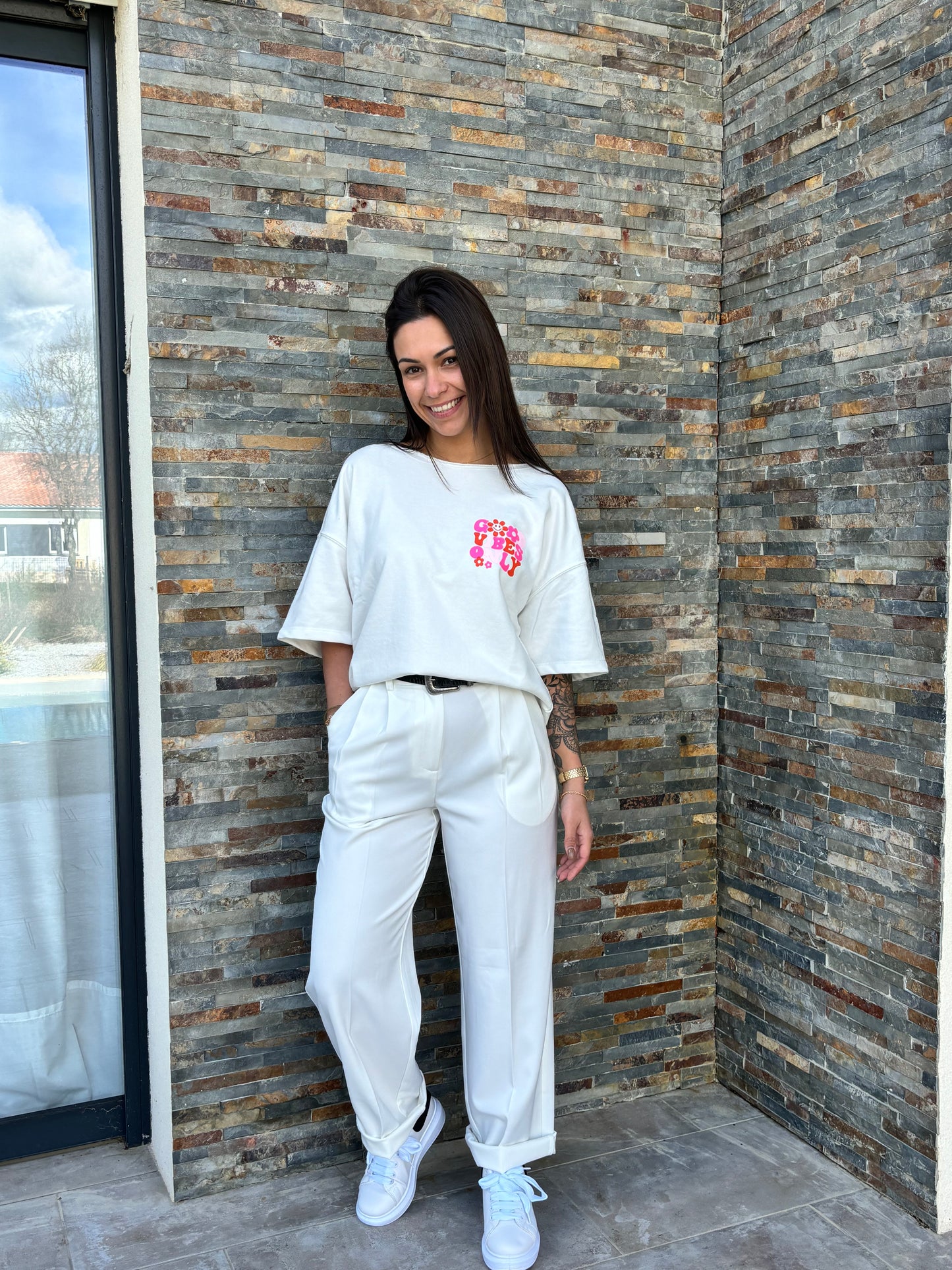 Pantalon Sonia - blanc