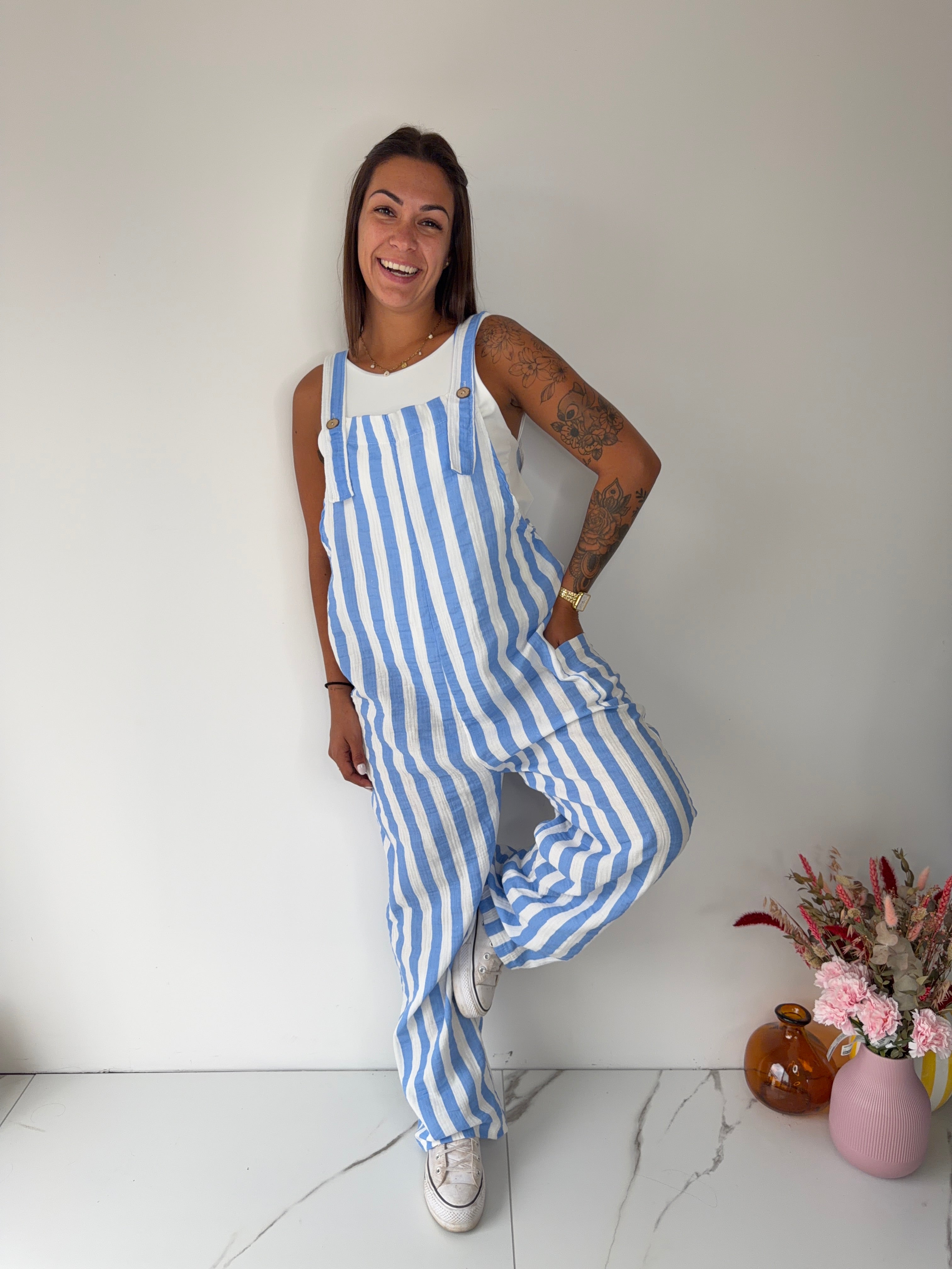 Salopette Georget - bleu