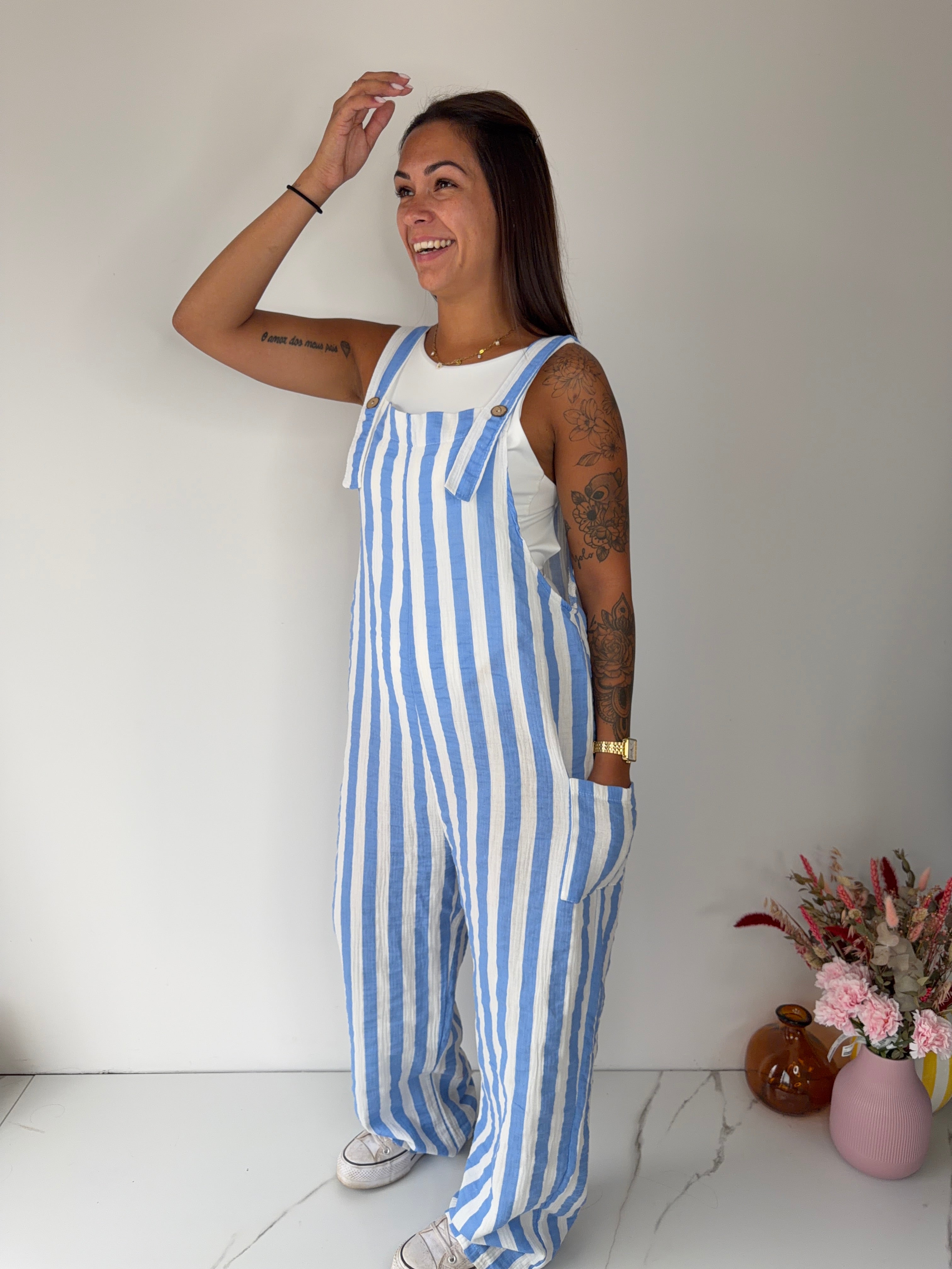 Salopette Georget - bleu