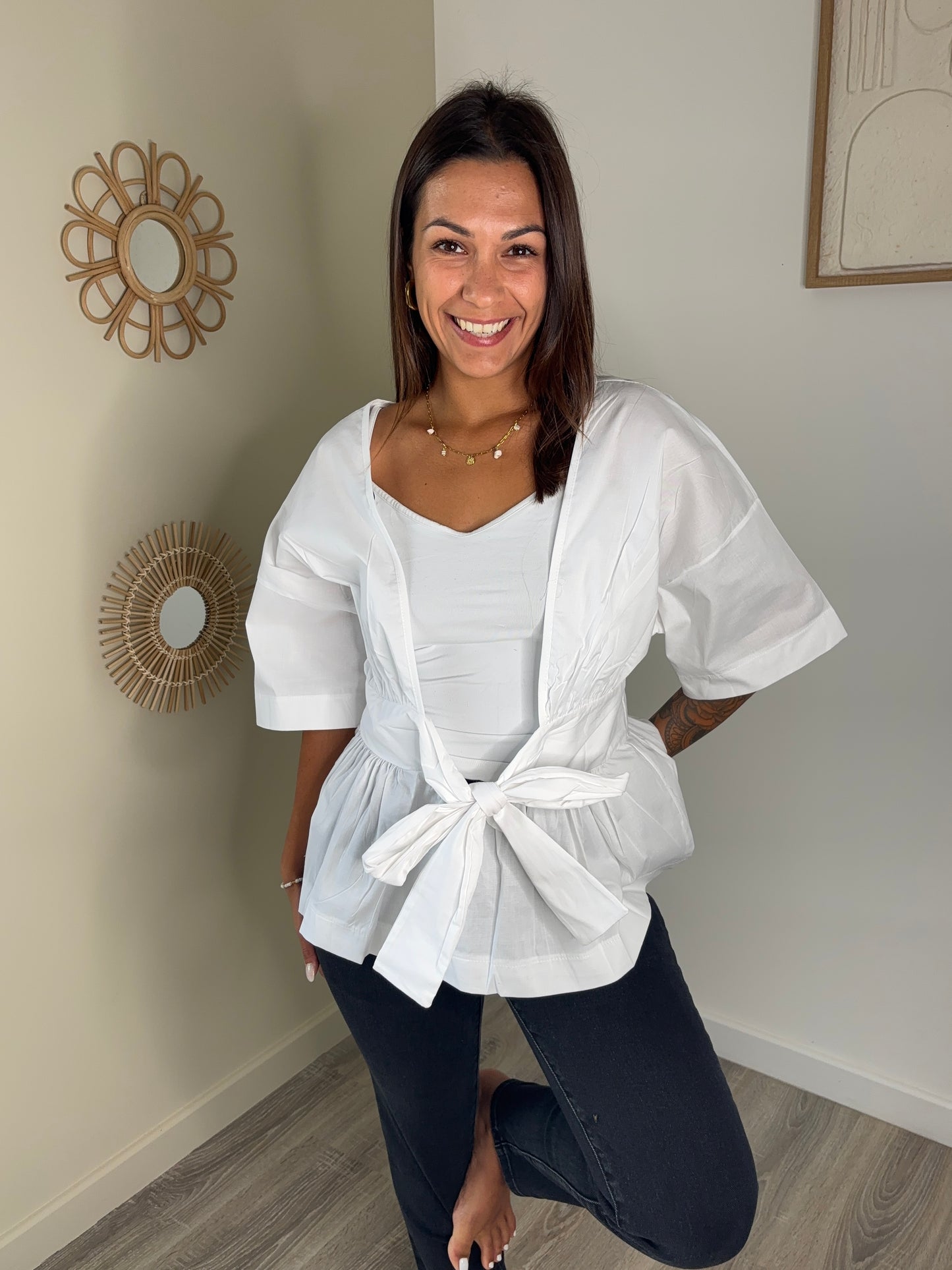 Blouse Rosie - blanc