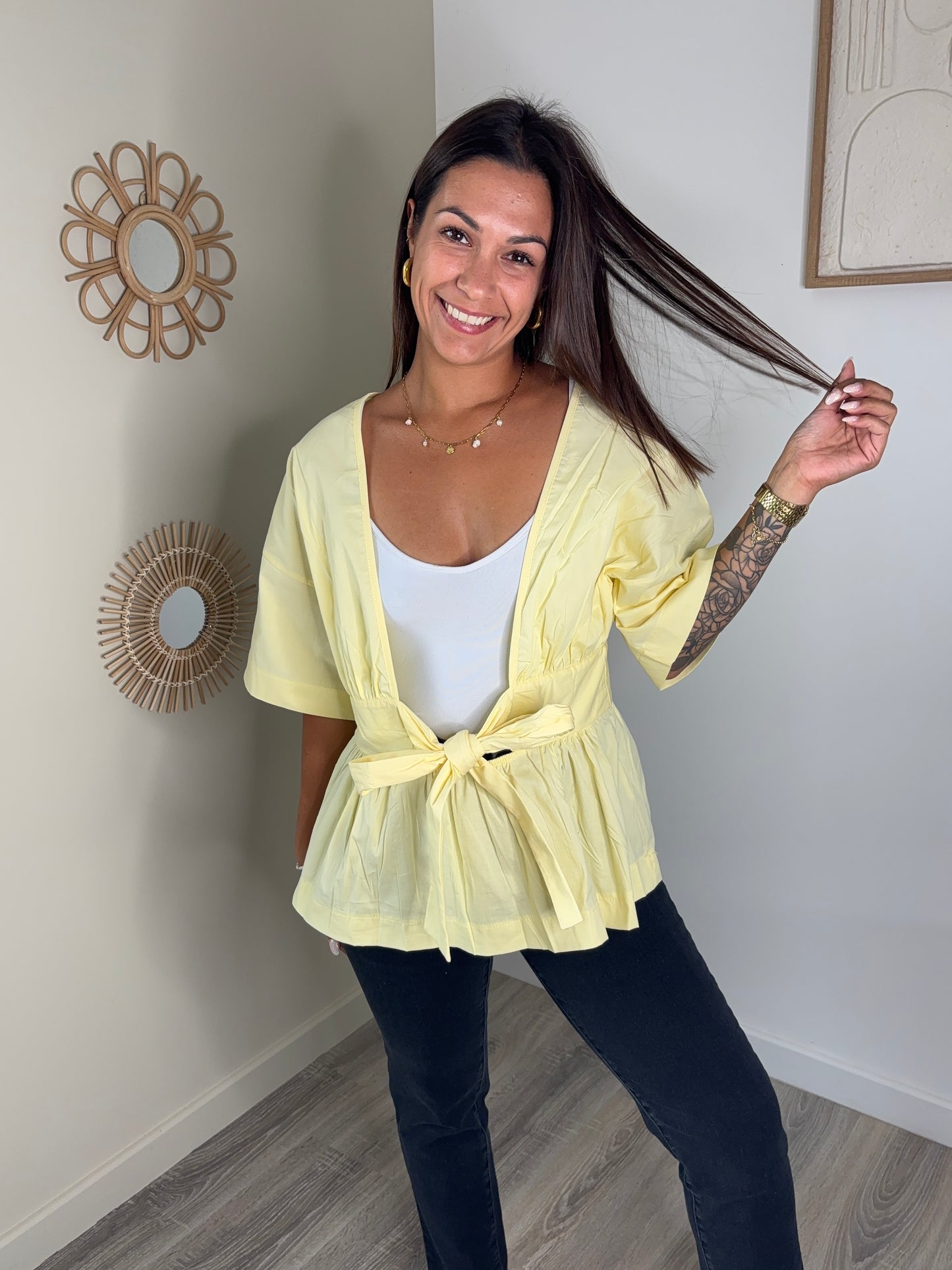 Blouse Rosie - jaune