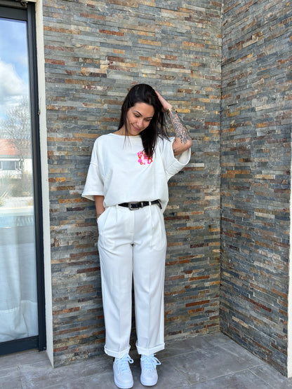 Pantalon Sonia - blanc
