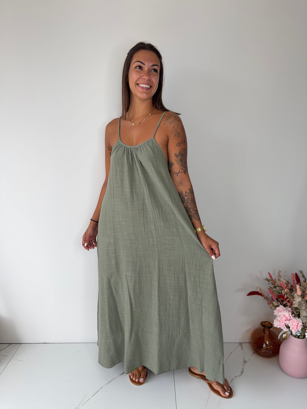 Robe Jessie - kaki