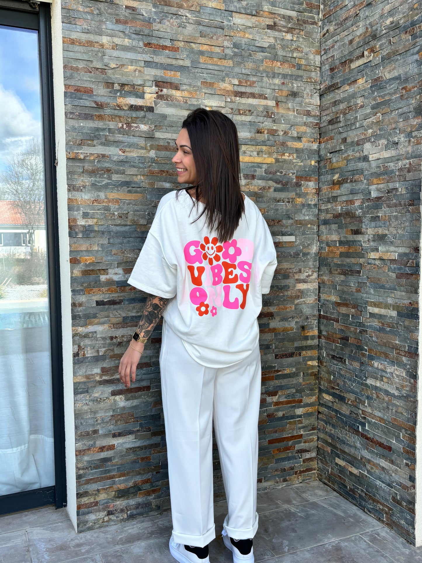 Pantalon Sonia - blanc