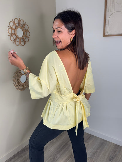 Blouse Rosie - jaune