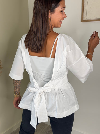 Blouse Rosie - blanc