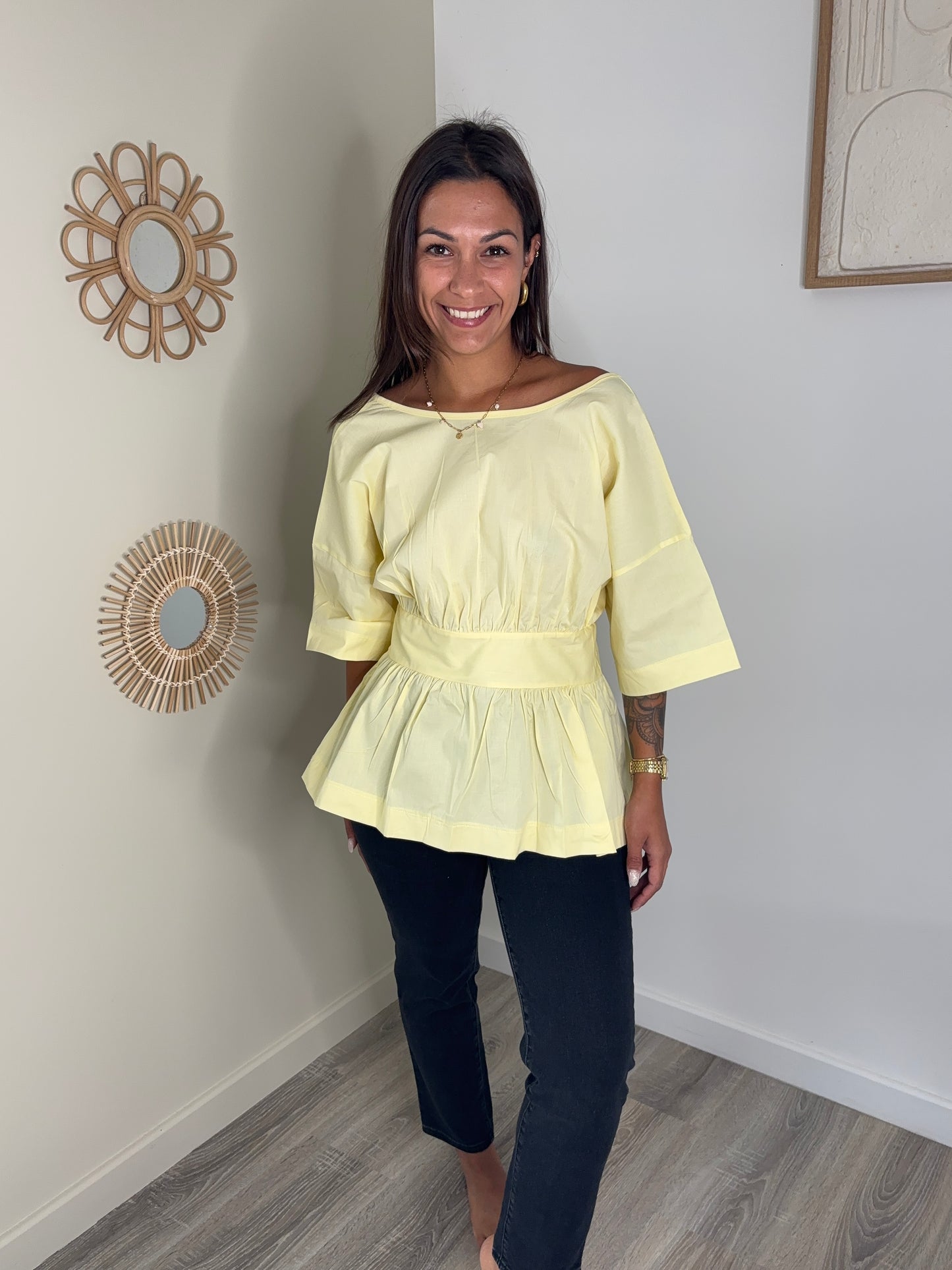 Blouse Rosie - jaune