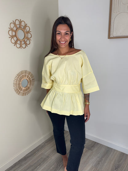 Blouse Rosie - jaune