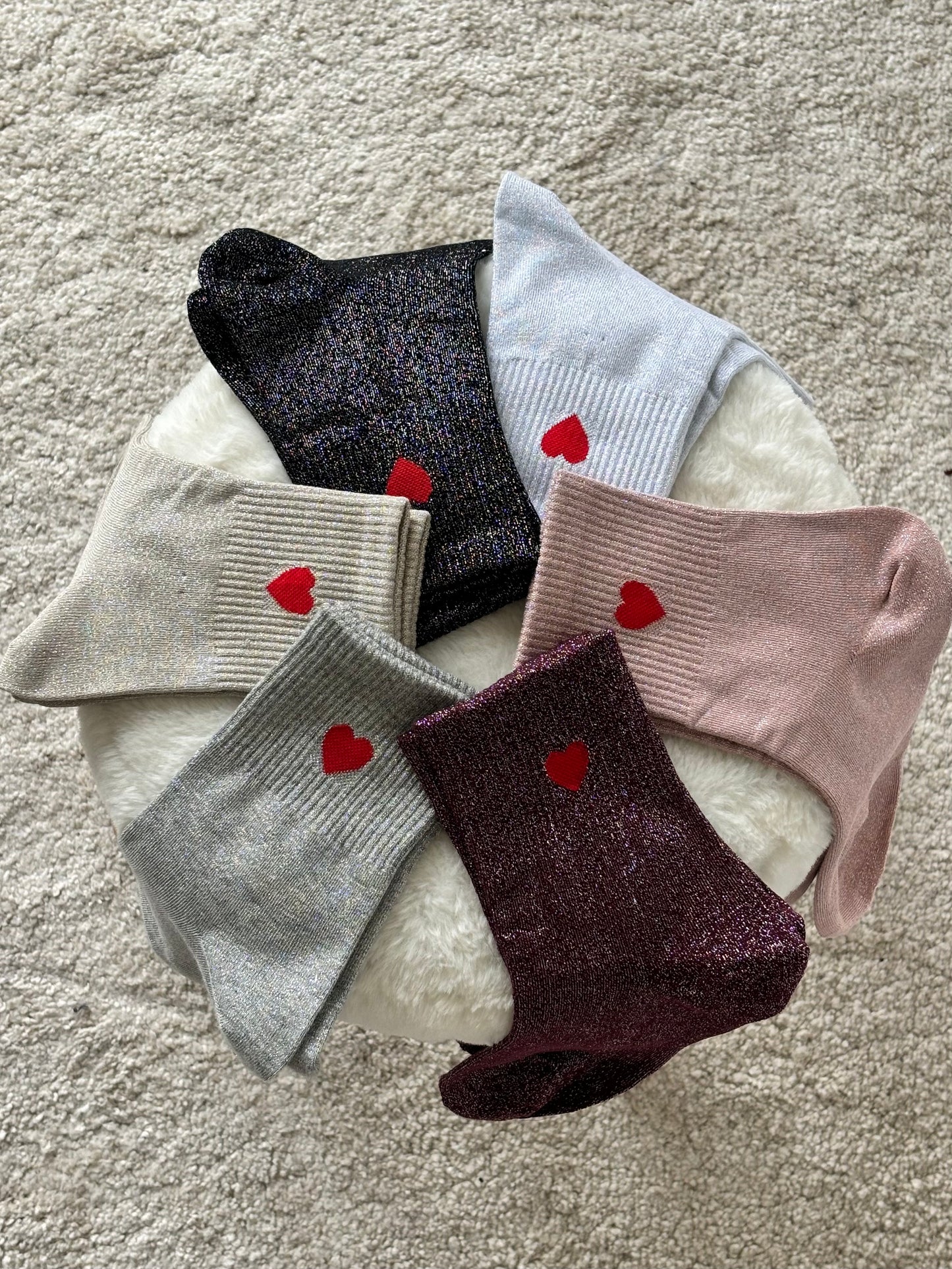 Chaussettes "coeur"