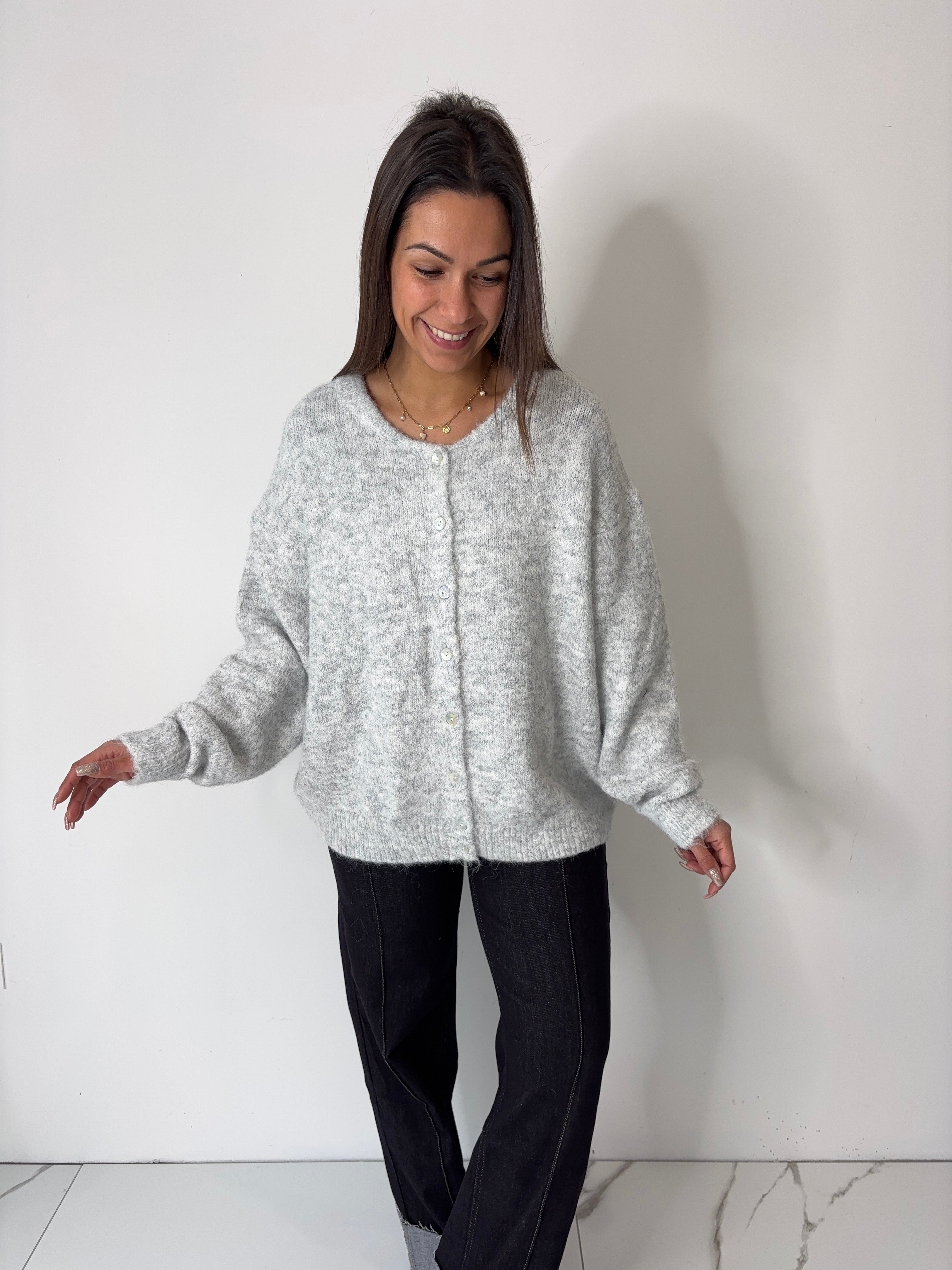 Gilet Eve - gris (du 40 au 52)