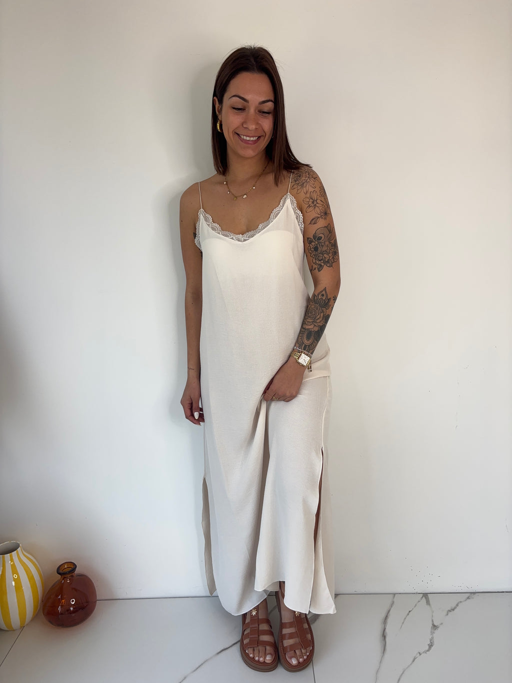 Robe Albane - crème du 36 au 46