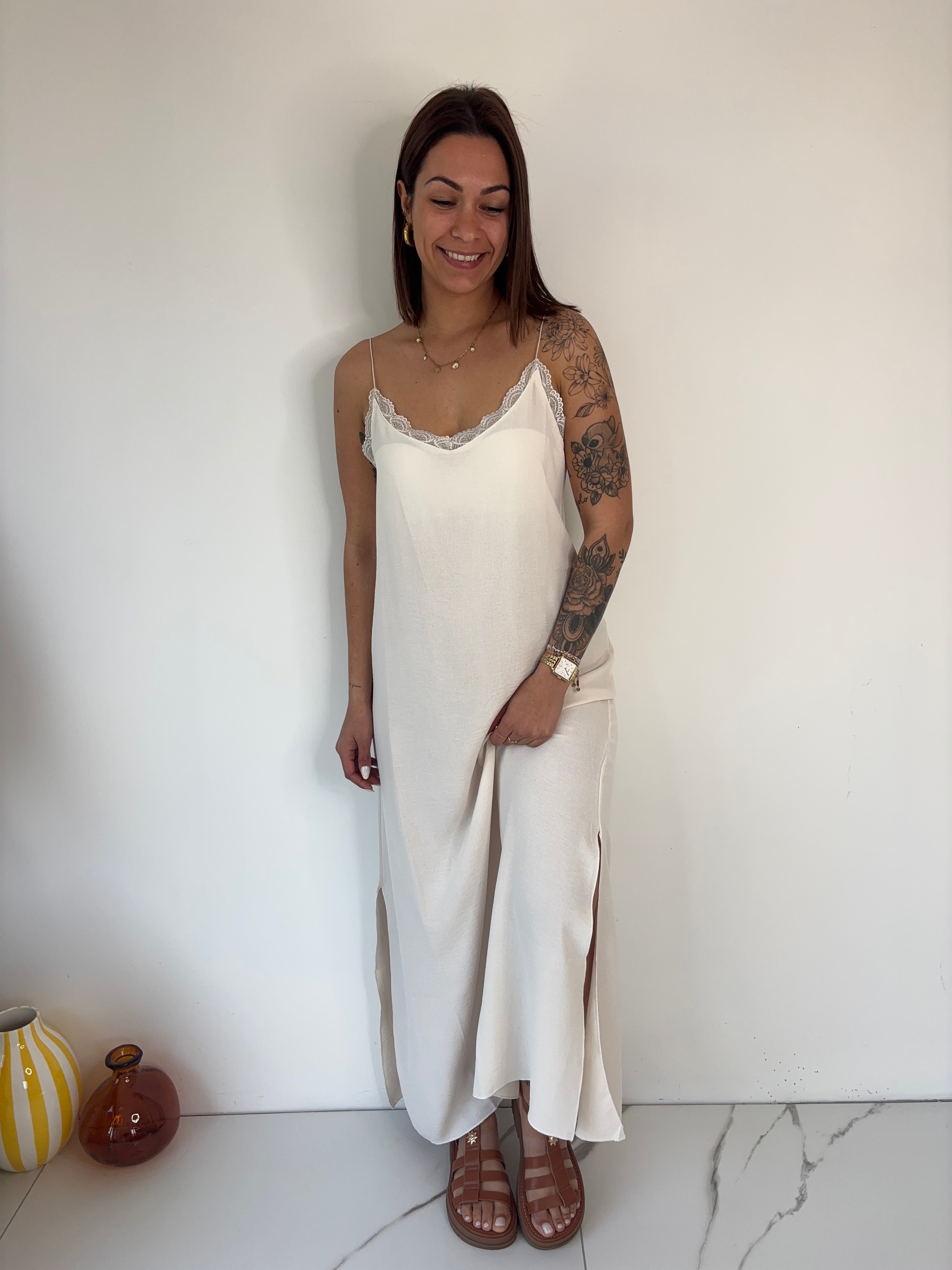 Robe Albane - crème du 36 au 46