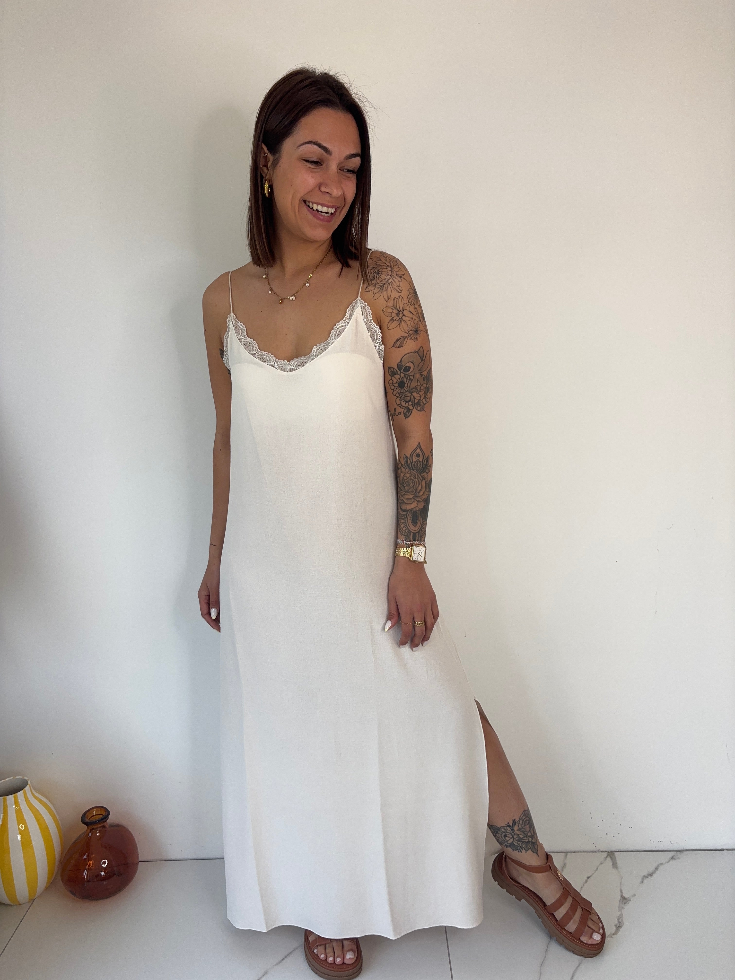 Robe Albane - crème du 36 au 46