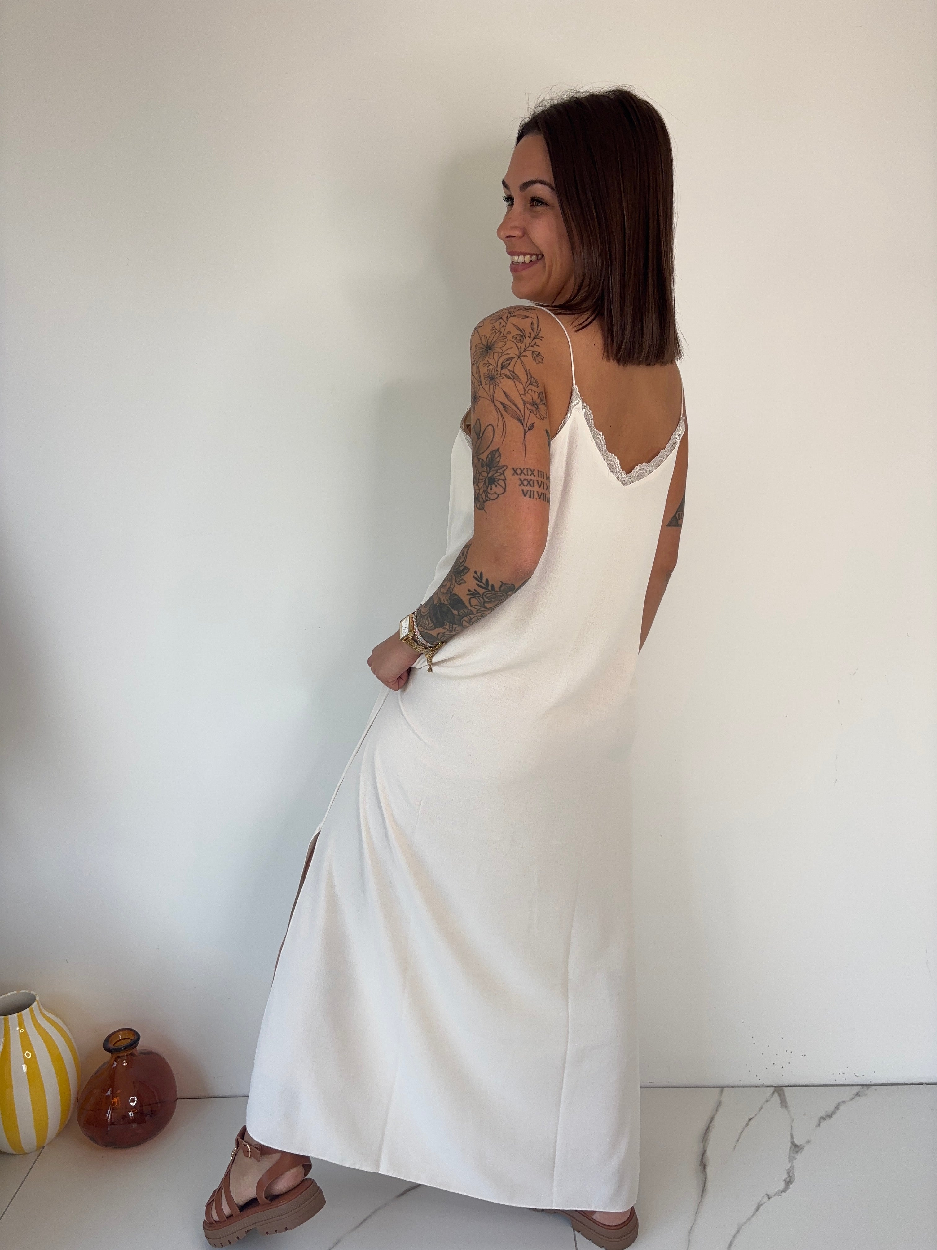 Robe Albane - crème du 36 au 46