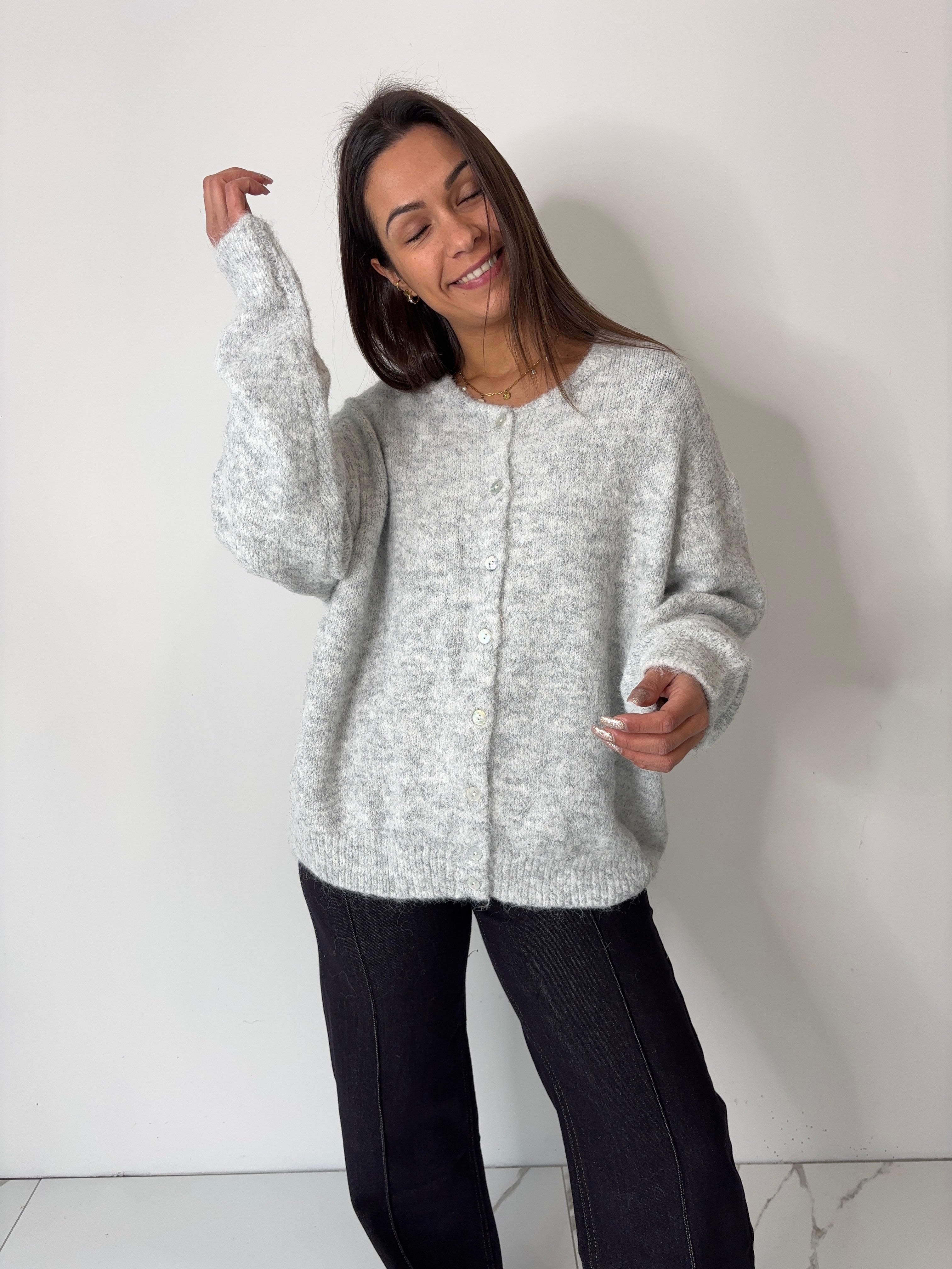 Gilet Eve - gris (du 40 au 52)