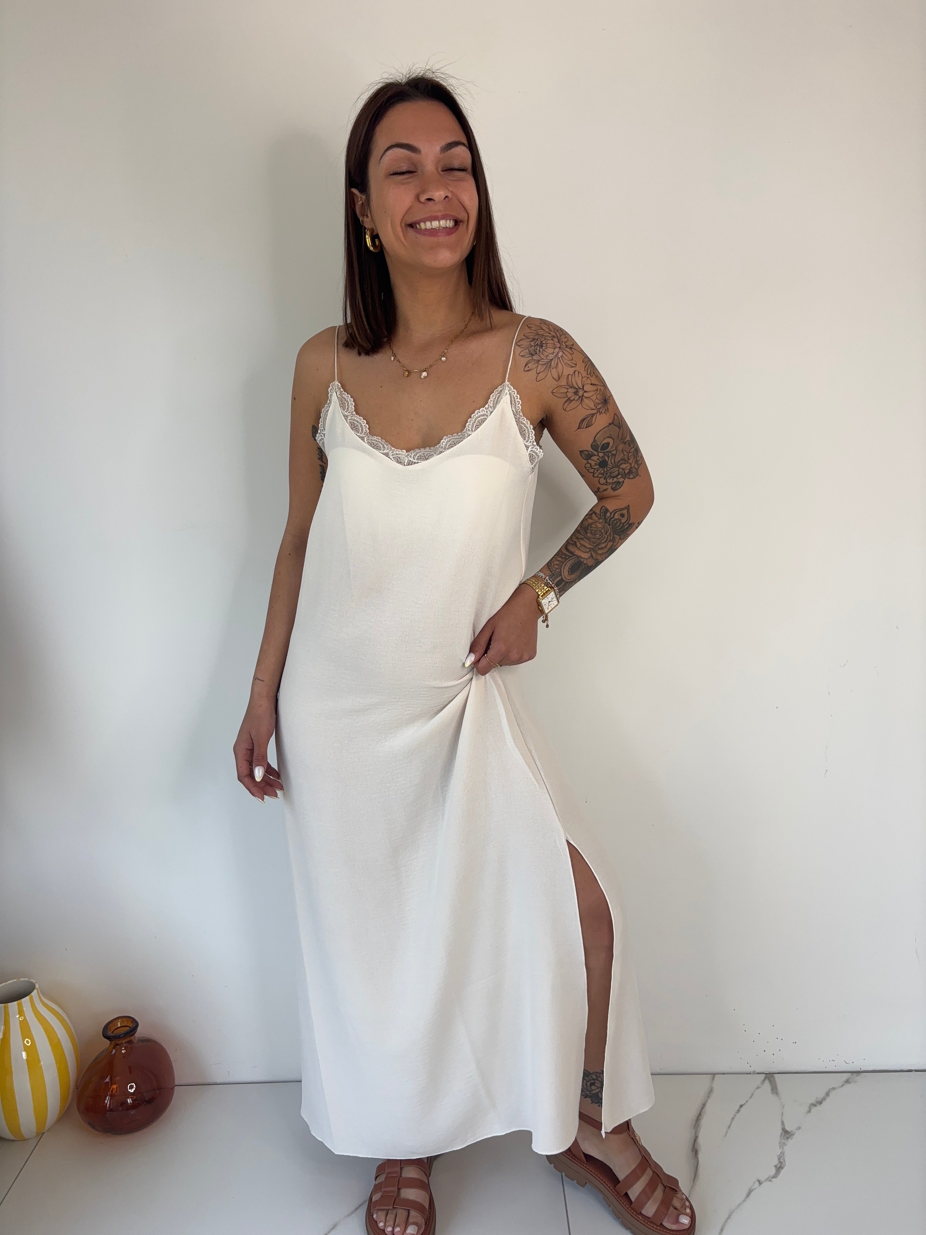 Robe Albane - crème du 36 au 46