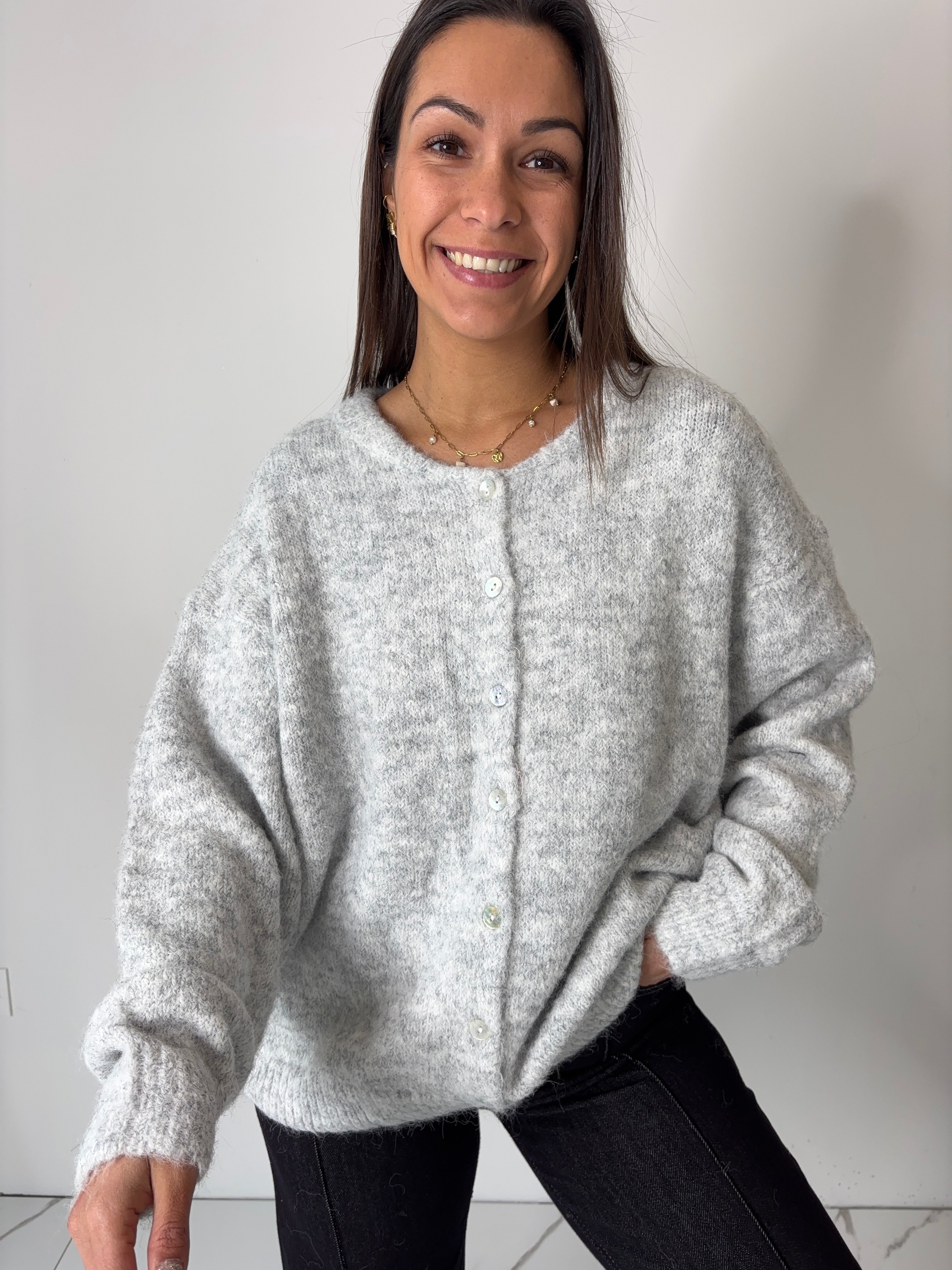 Gilet Eve - gris (du 40 au 52)