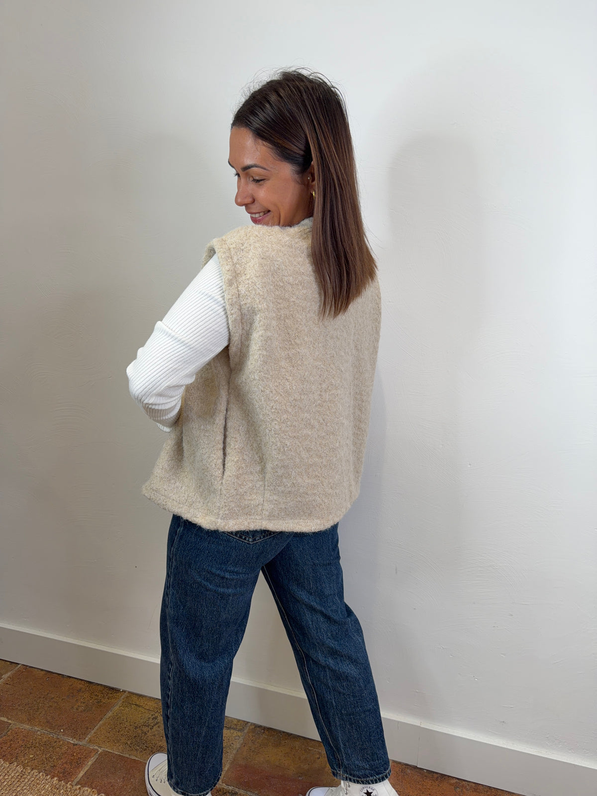 Gilet Berenice - écru