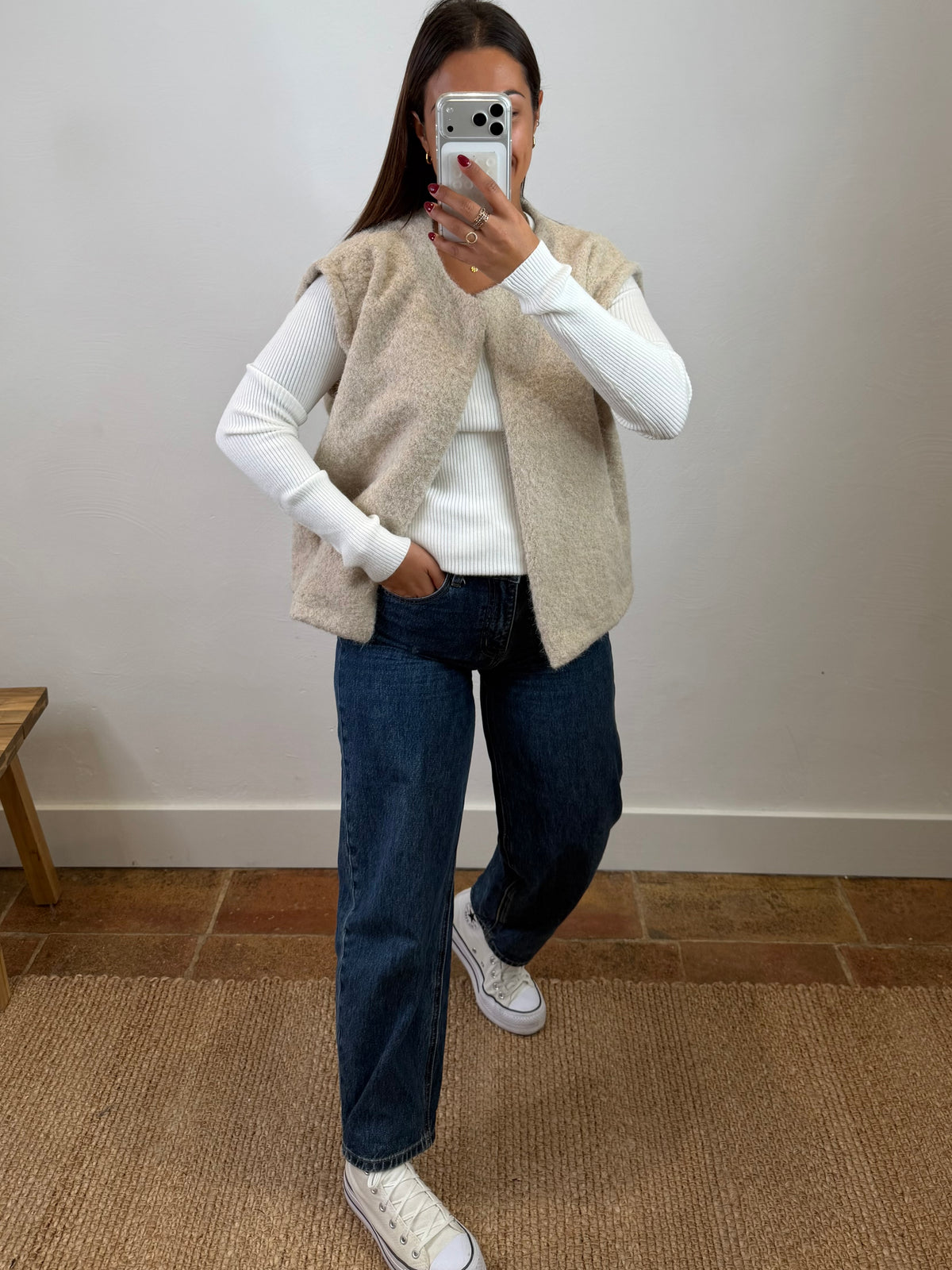 Gilet Berenice - écru