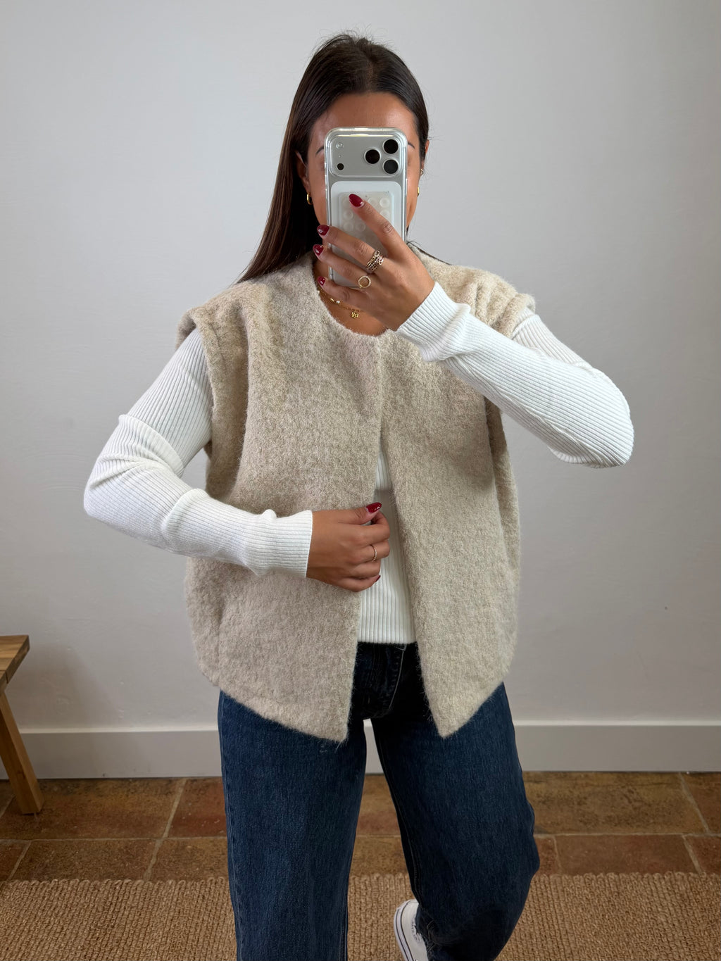 Gilet Berenice - écru