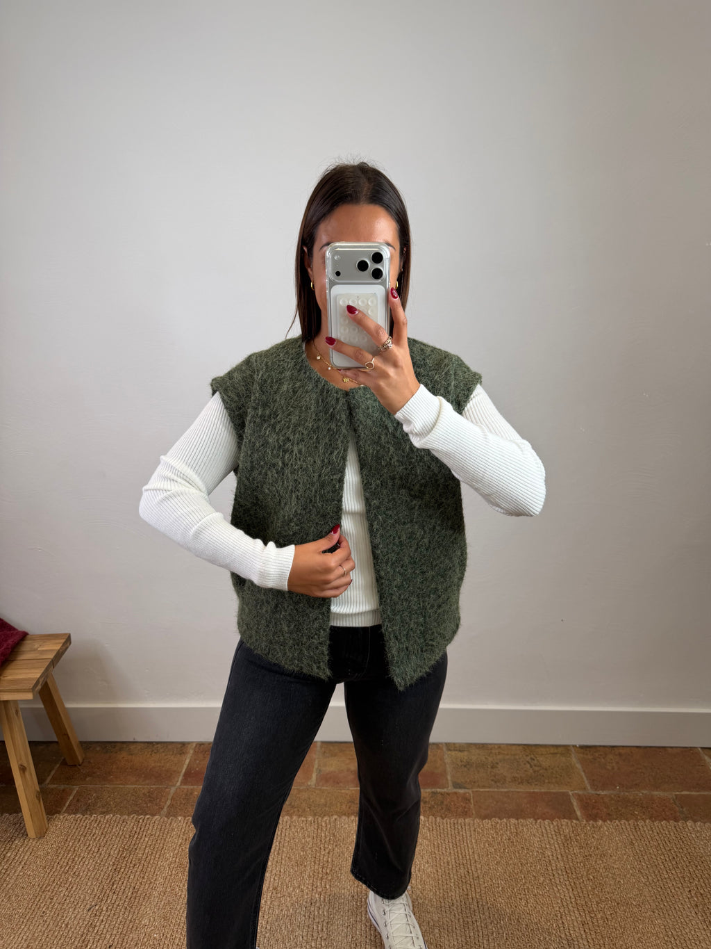 Gilet Berenice - kaki