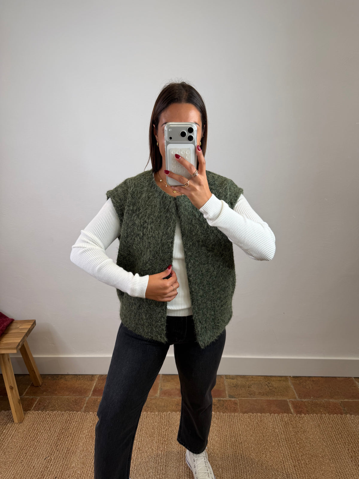 Gilet Berenice - kaki