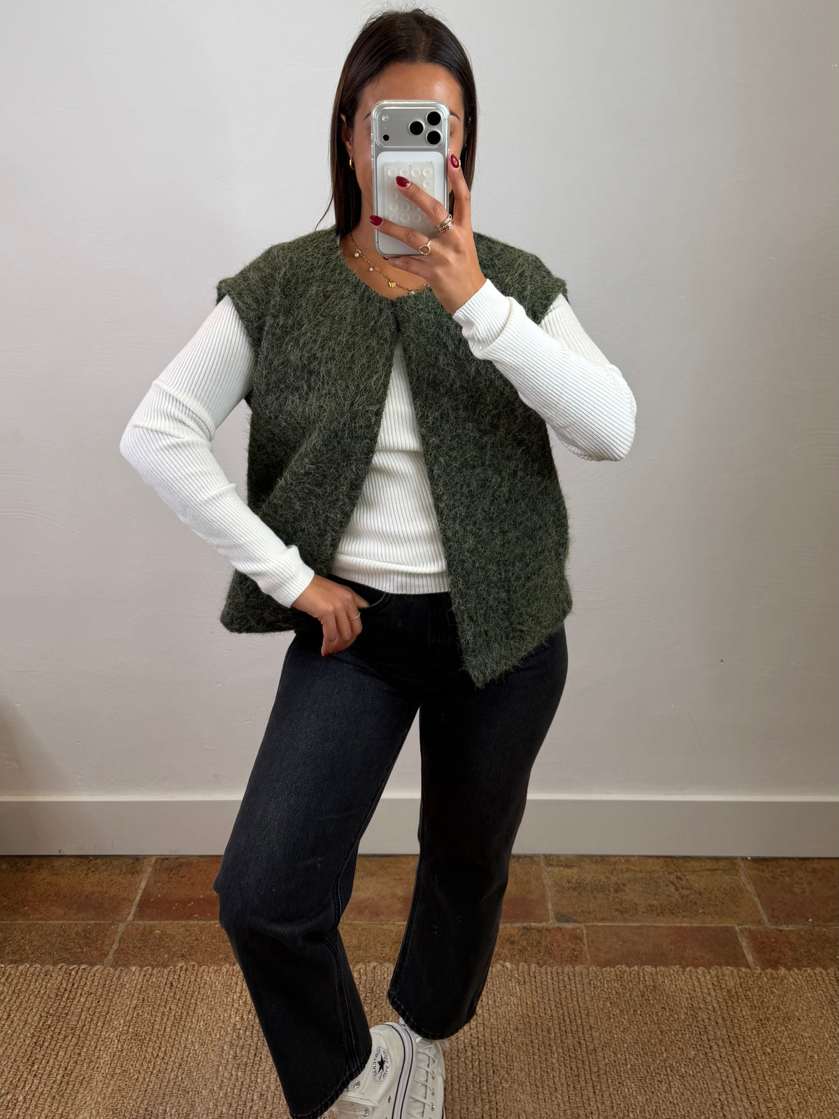 Gilet Berenice - kaki