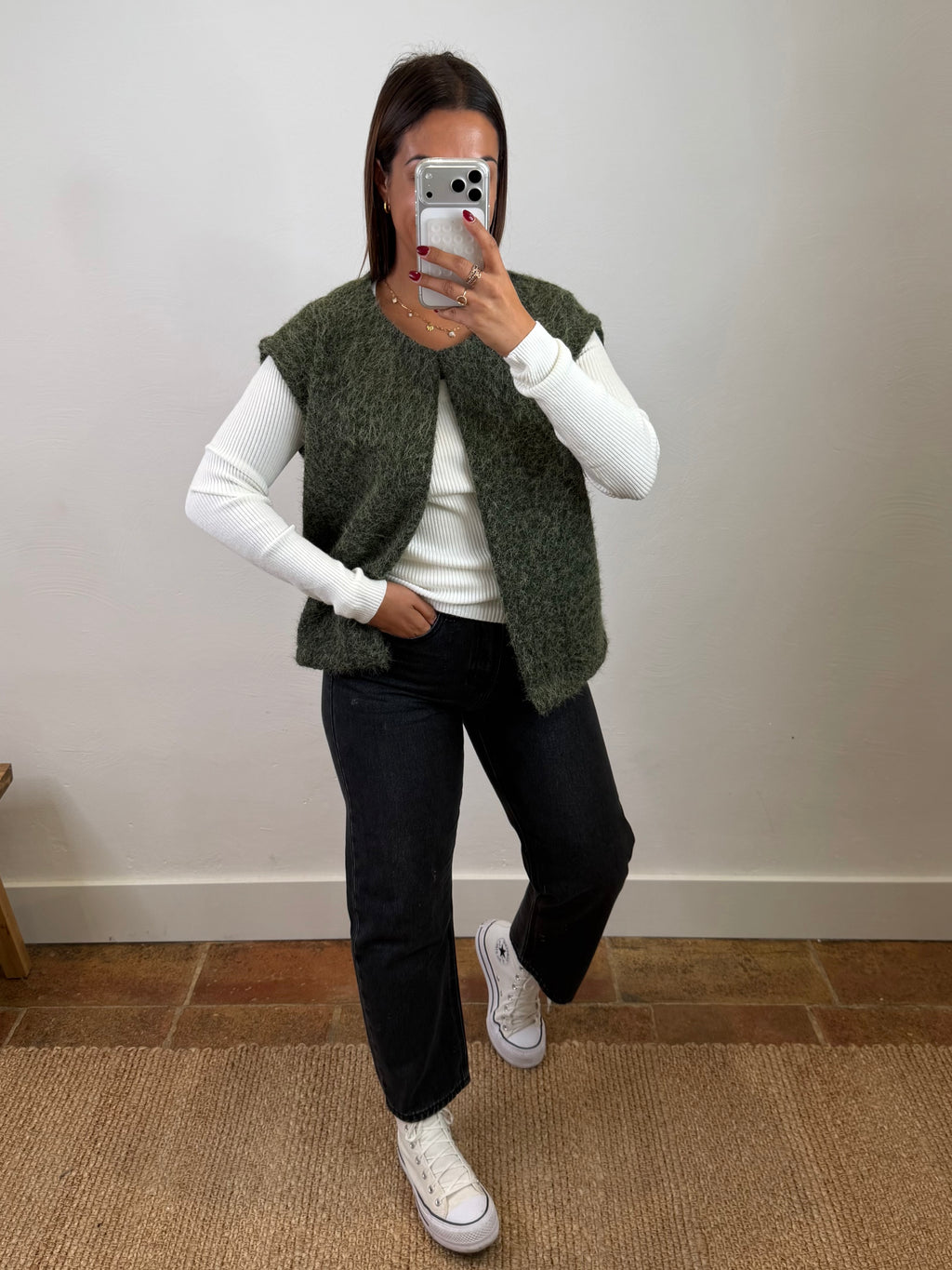 Gilet Berenice - kaki