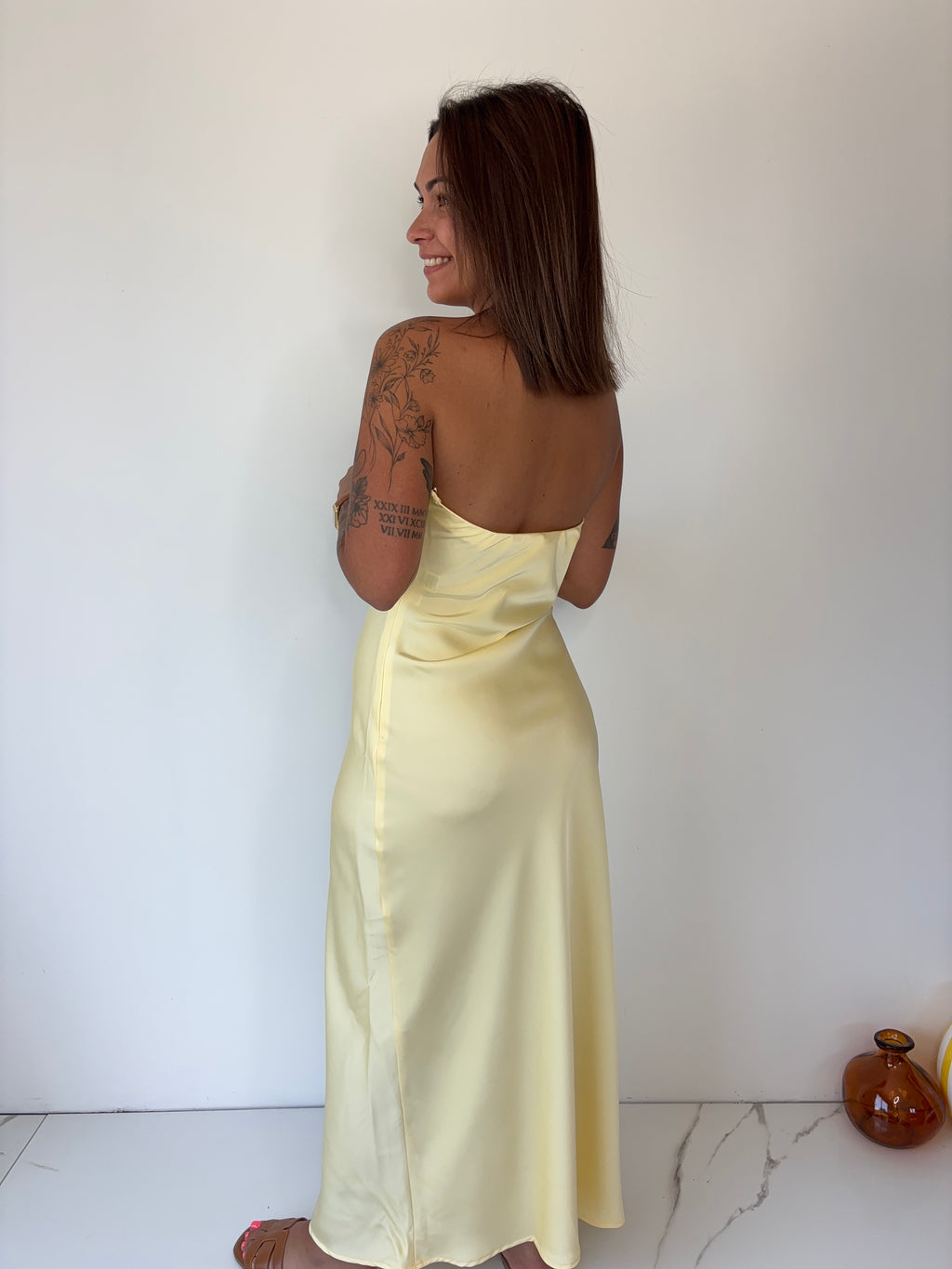 Robe Ingrid - jaune