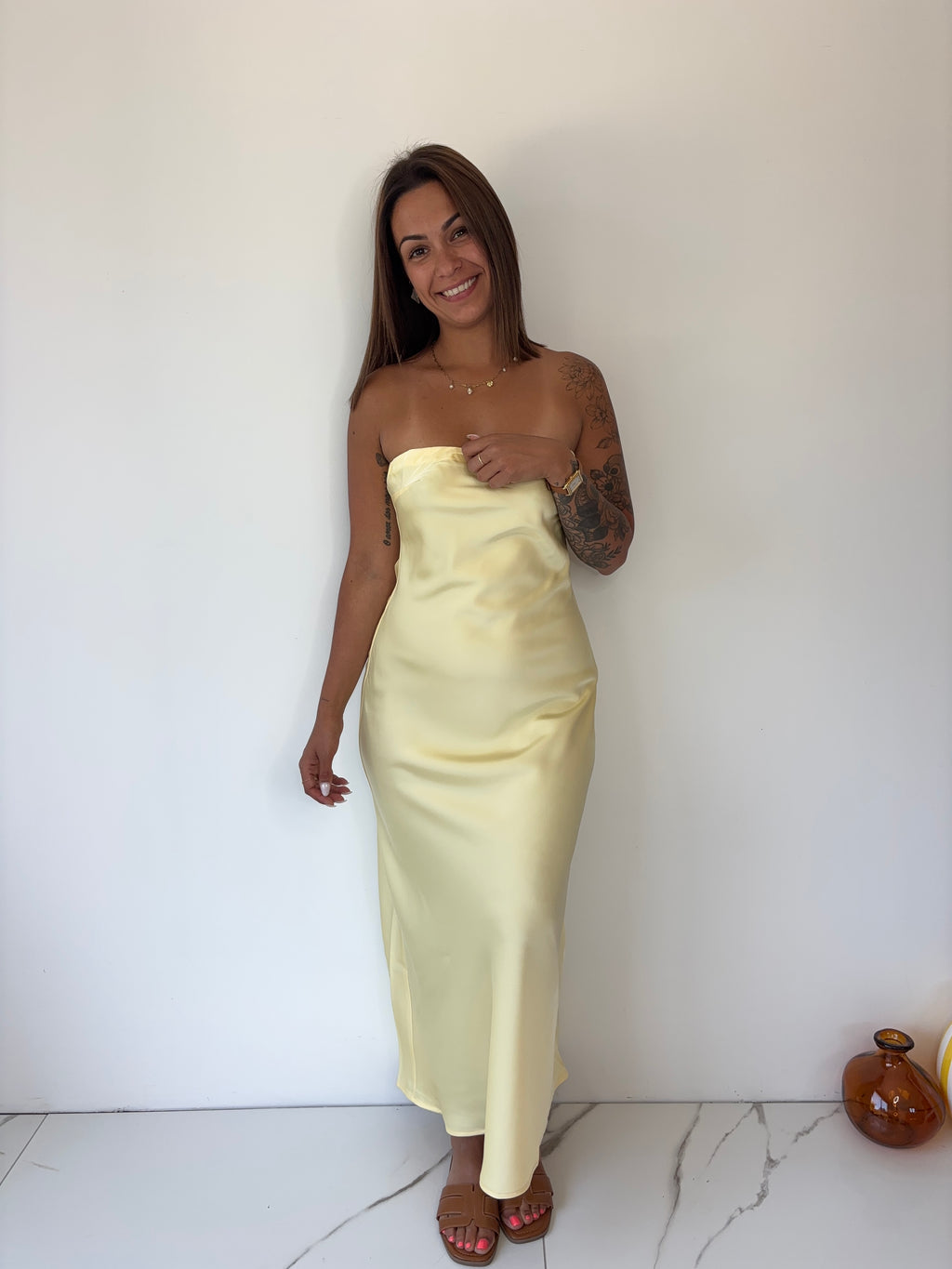 Robe Ingrid - jaune