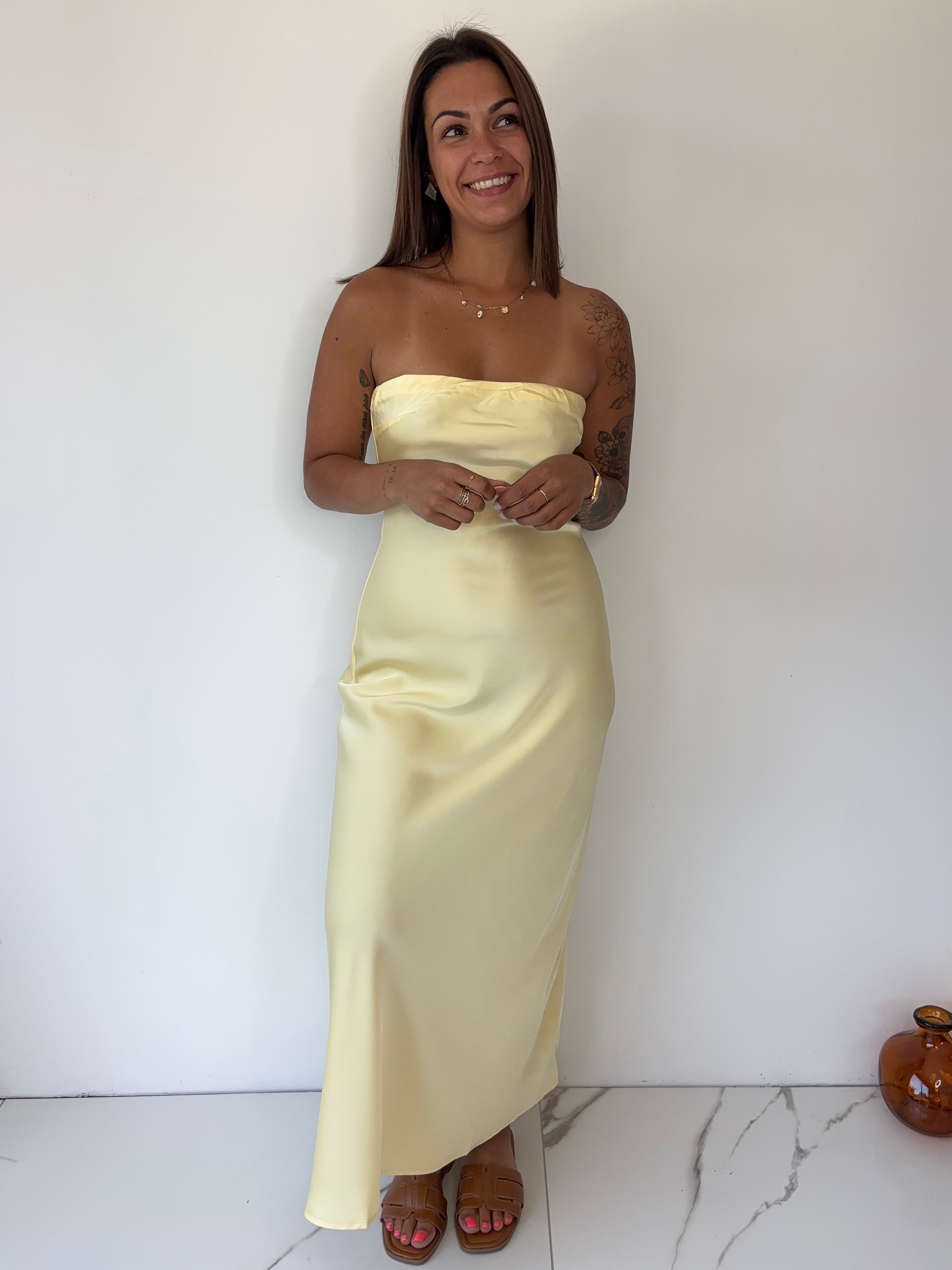 Robe Ingrid - jaune