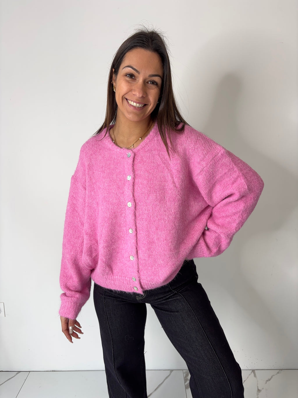 Gilet Eve - rose