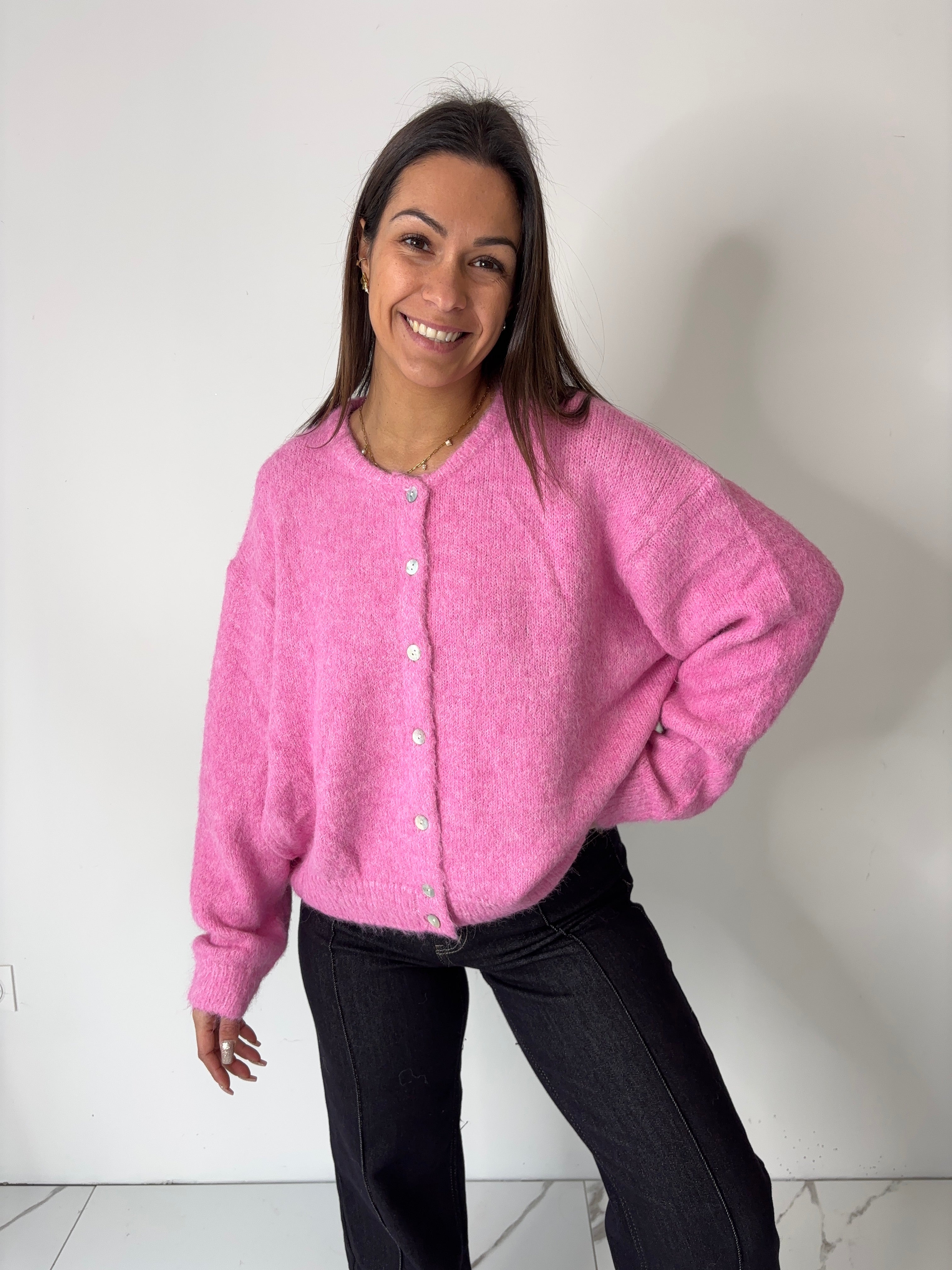 Gilet Eve - rose