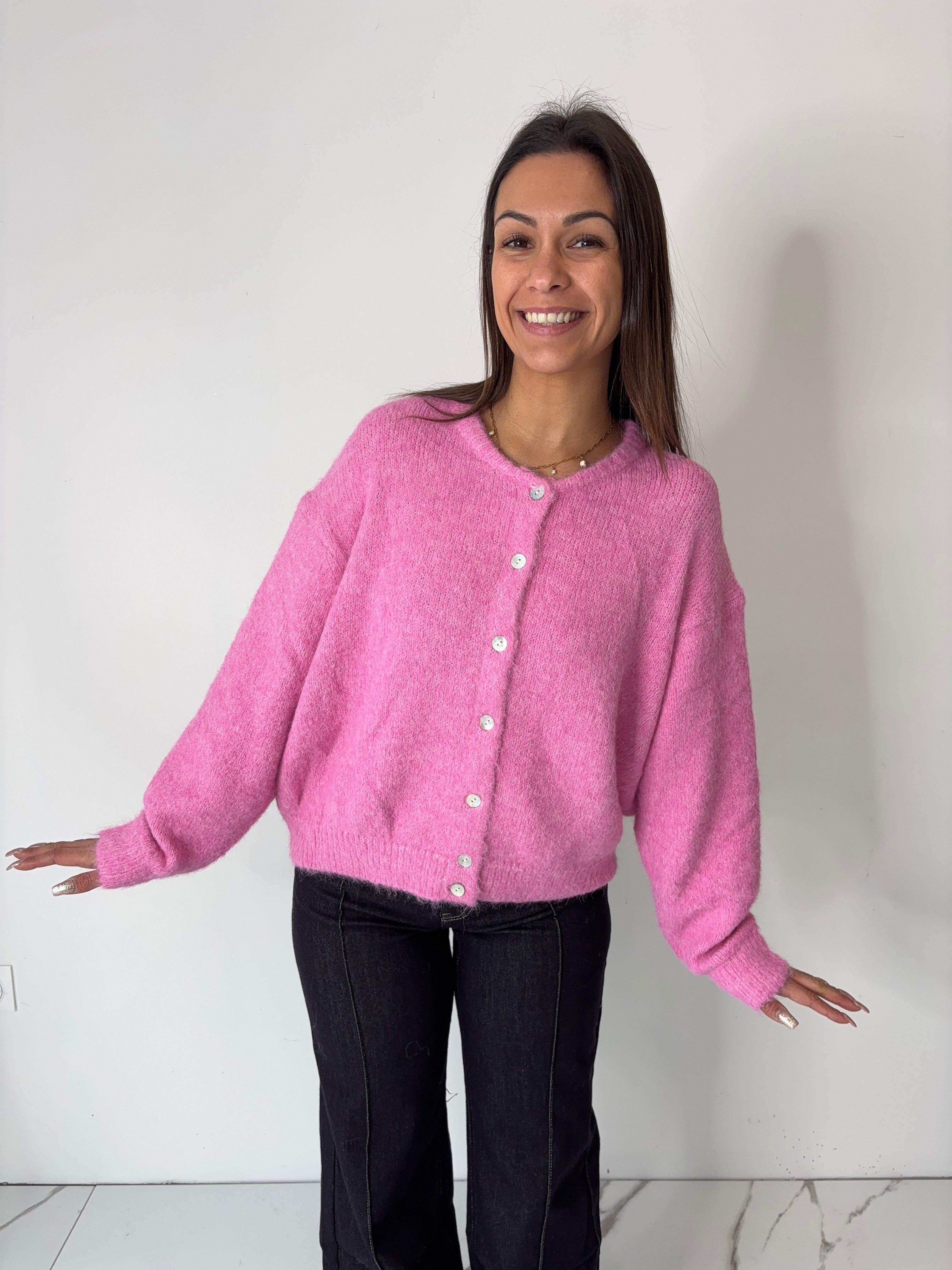 Gilet Eve - rose
