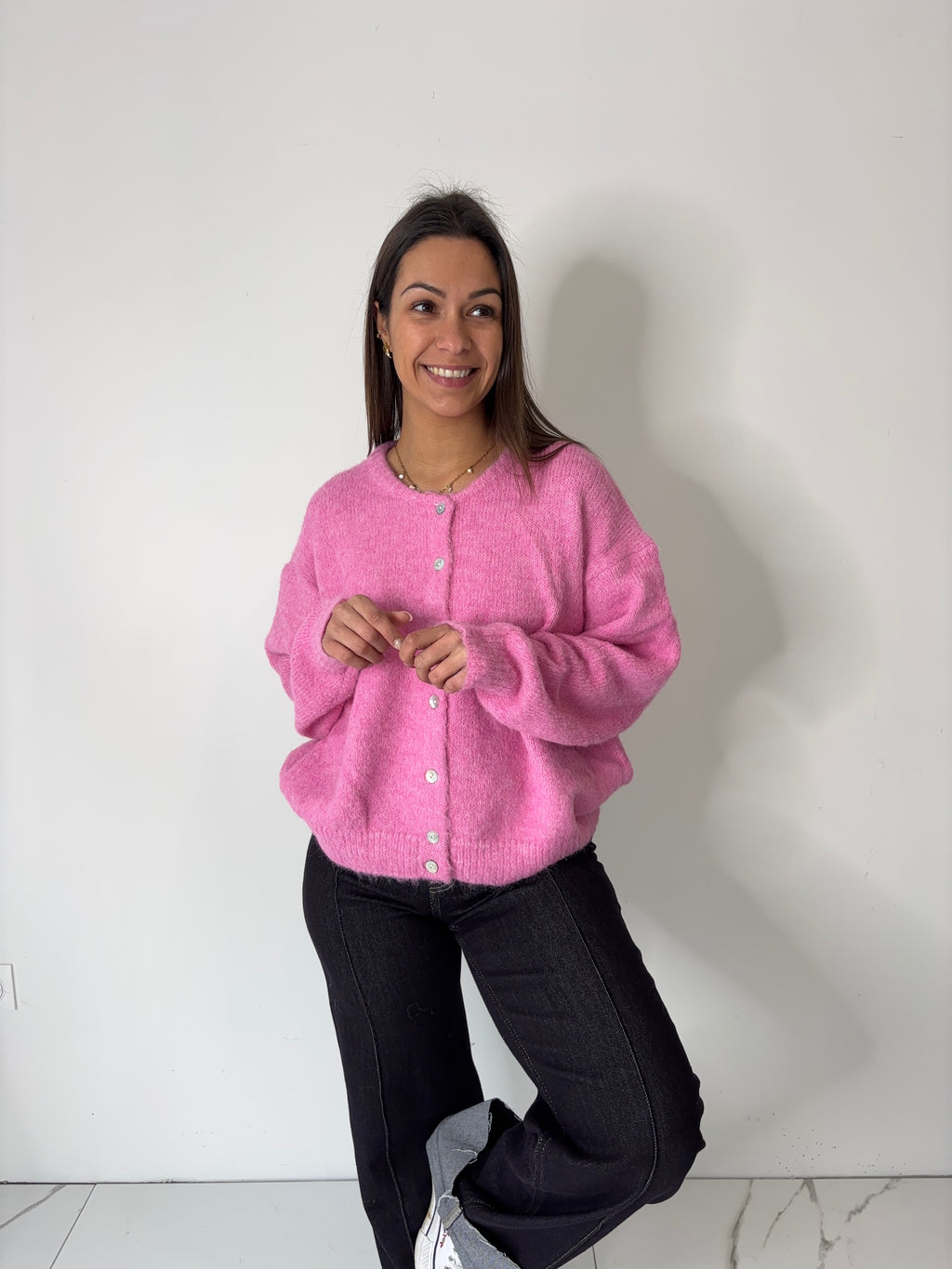 Gilet Eve - rose