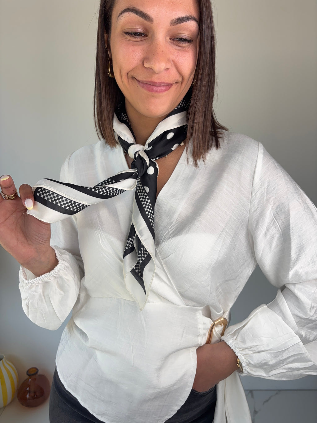 Foulard Romy - noir