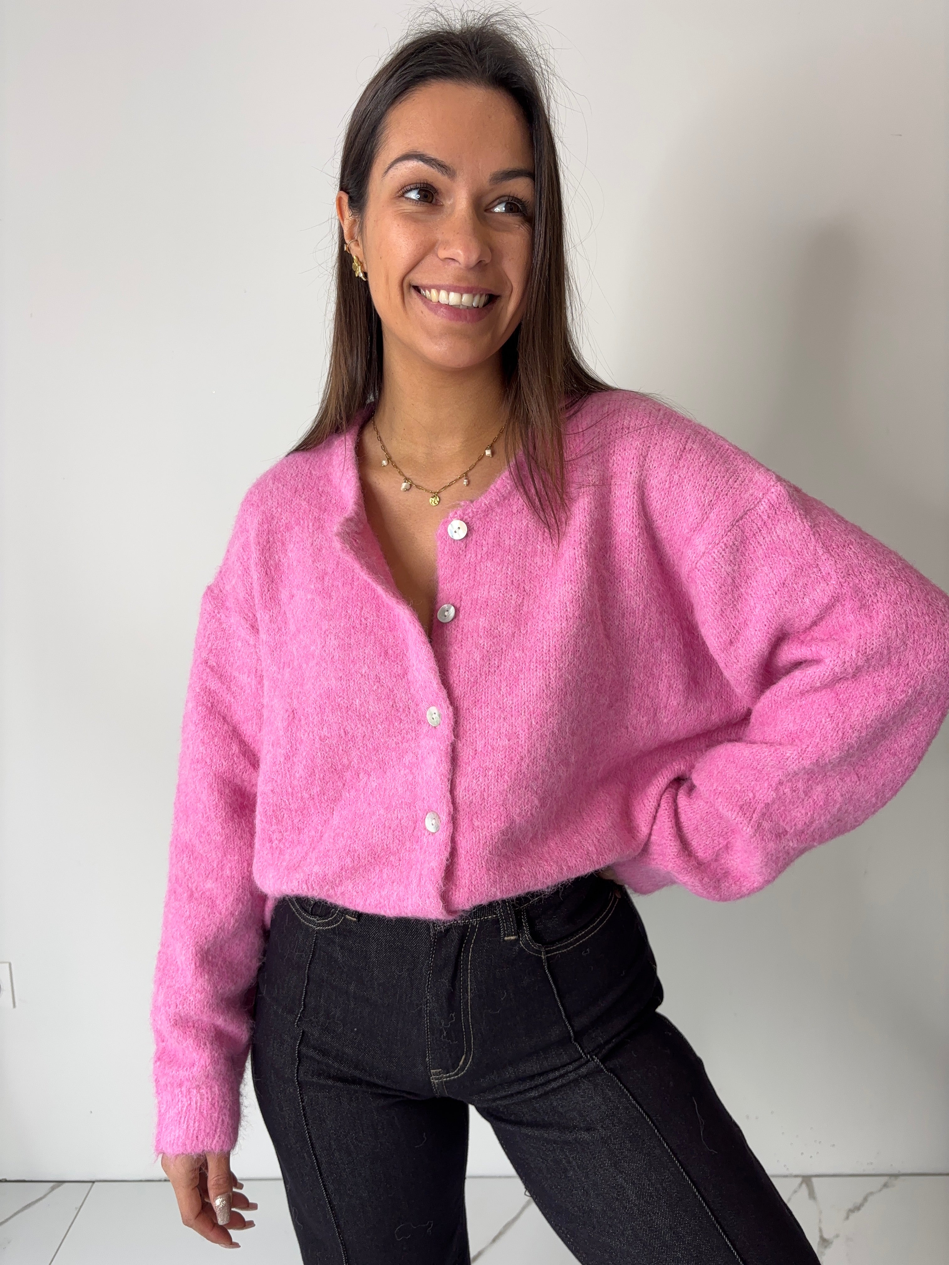 Gilet Eve - rose