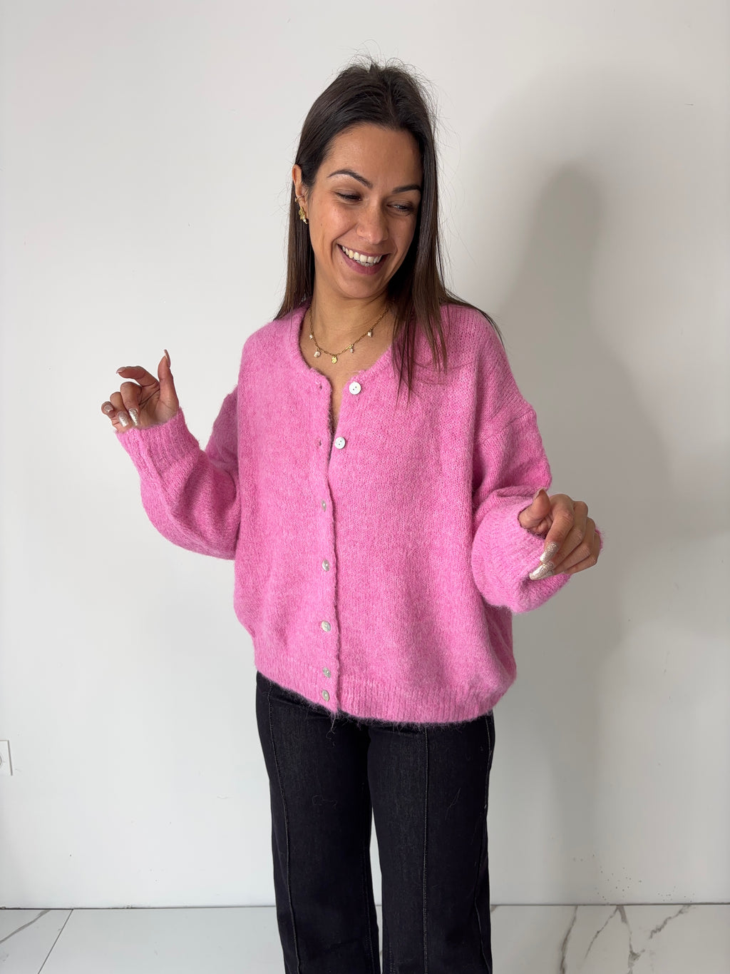 Gilet Eve - rose