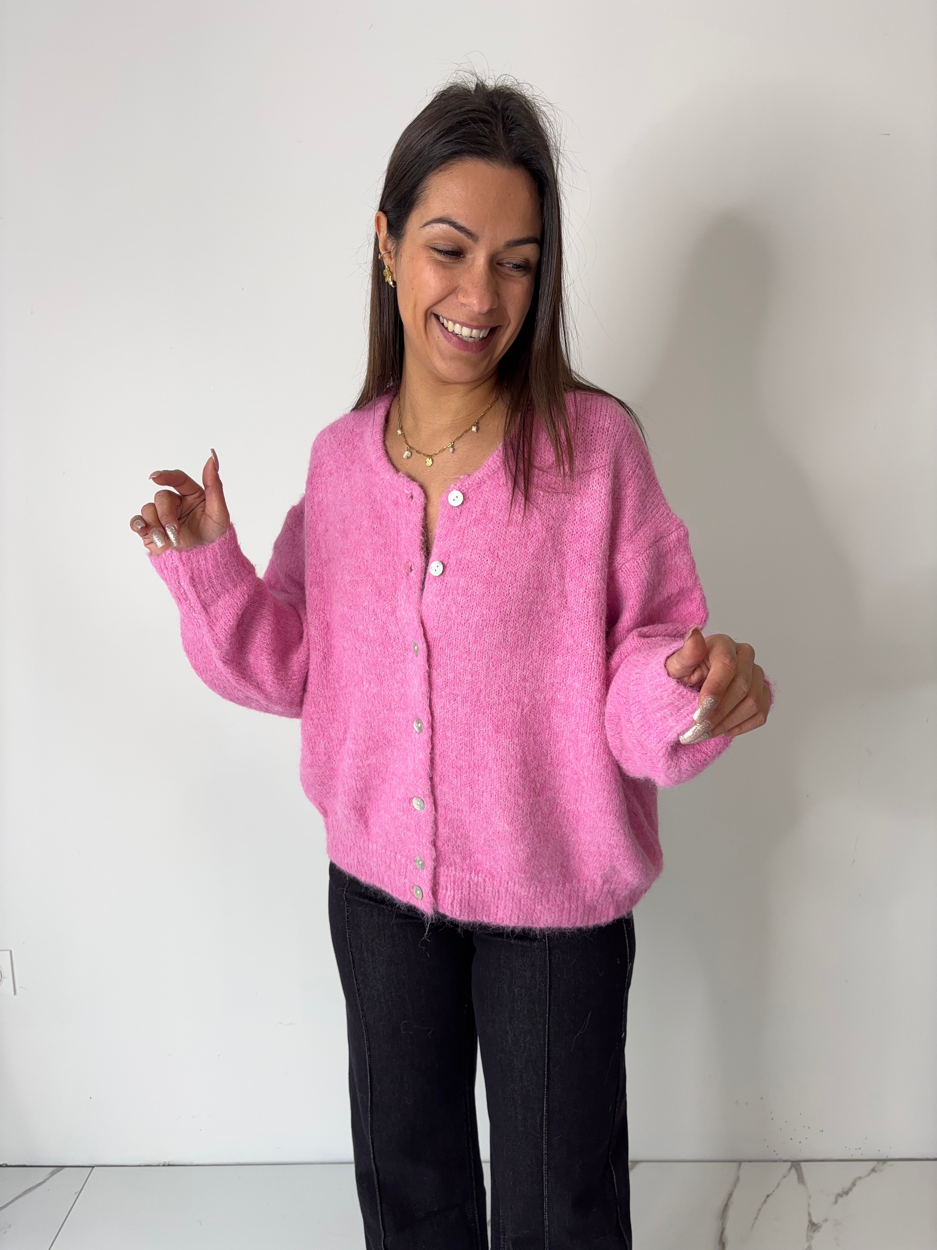 Gilet Eve - rose