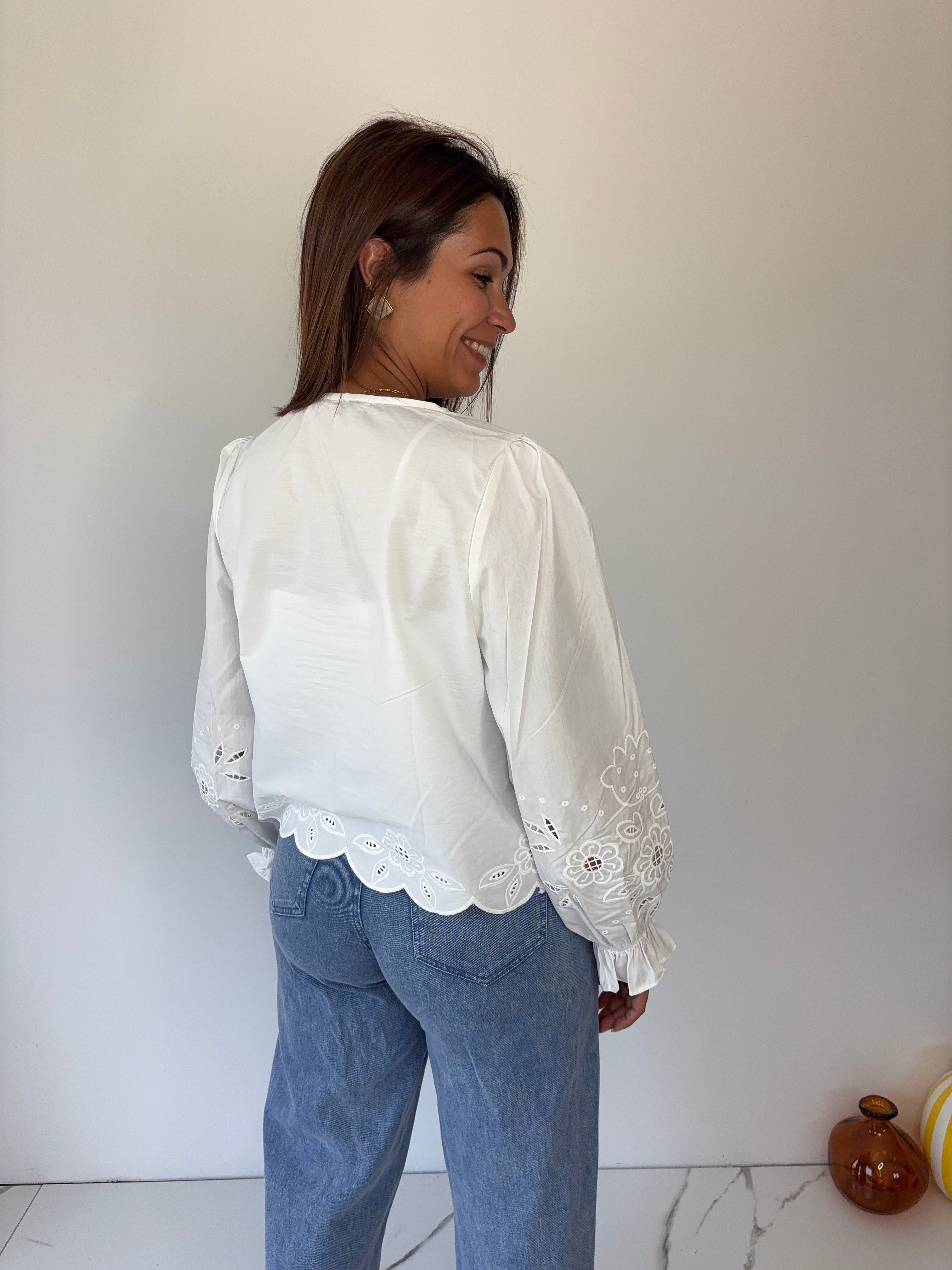 Blouse coeur