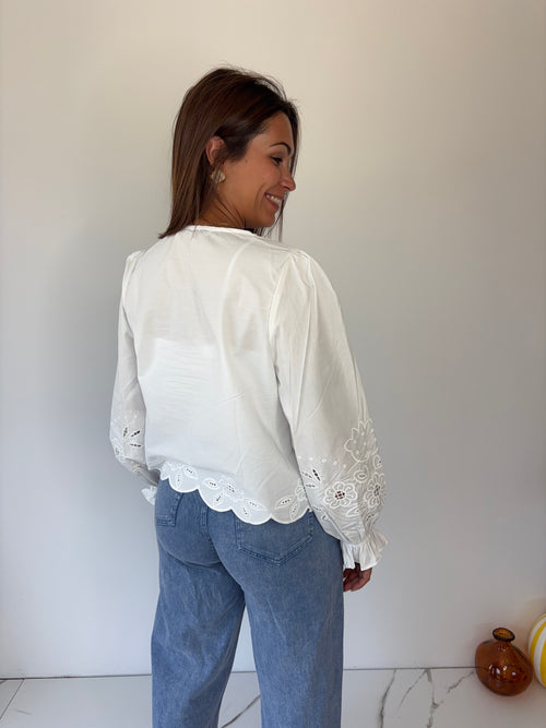 Blouse coeur