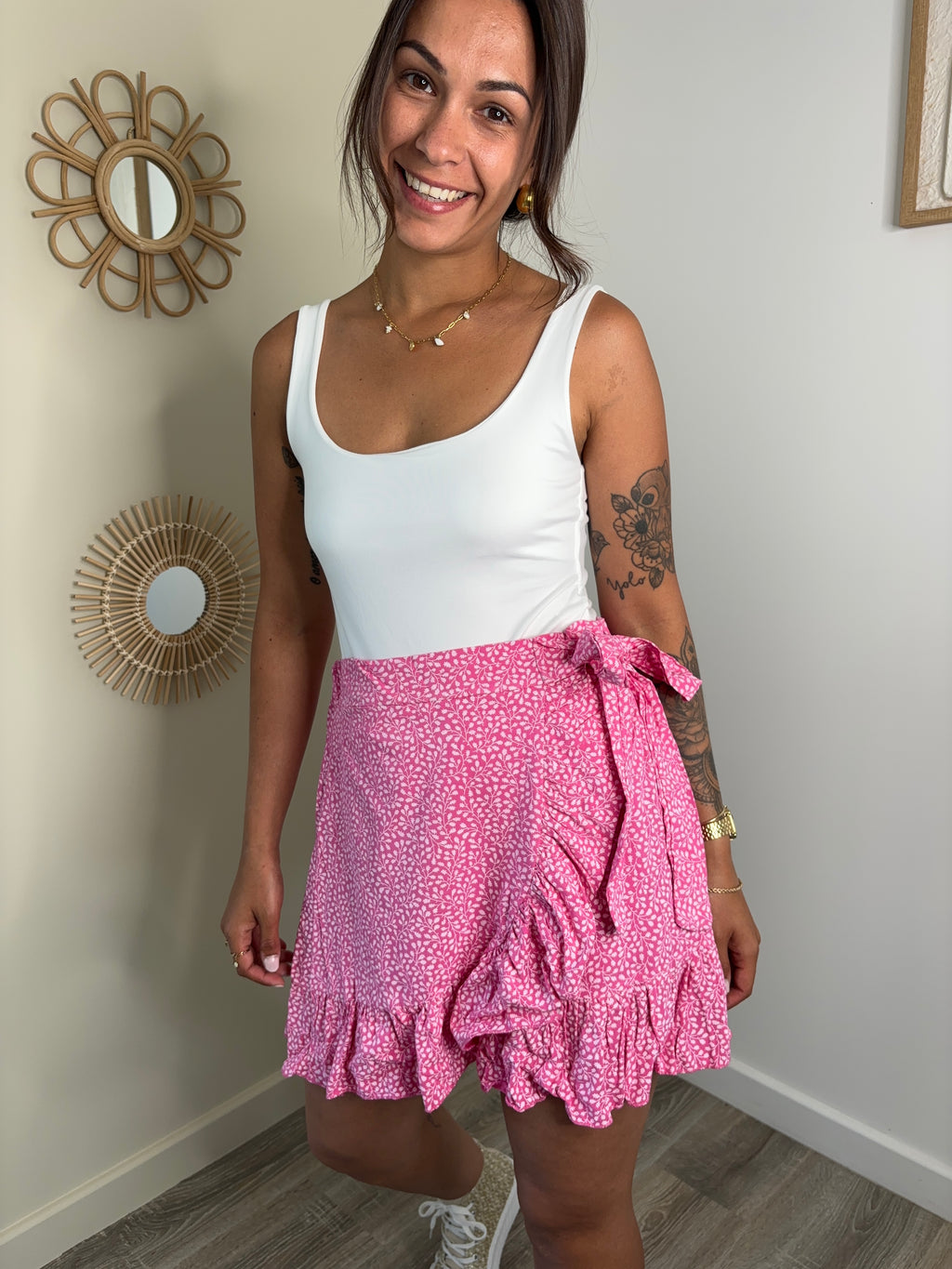 Jupe Rita - rose