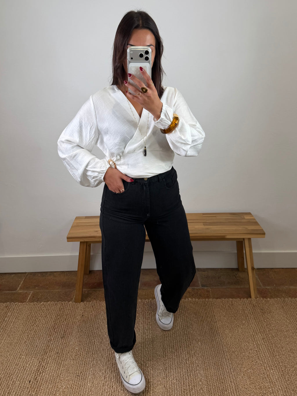 Jeans Amanda - noir