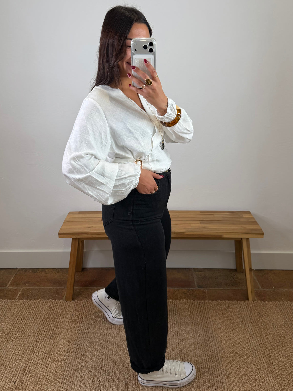 Jeans Amanda - noir