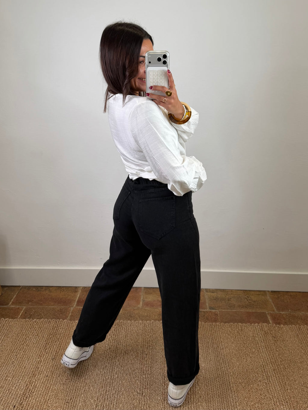 Jeans Amanda - noir