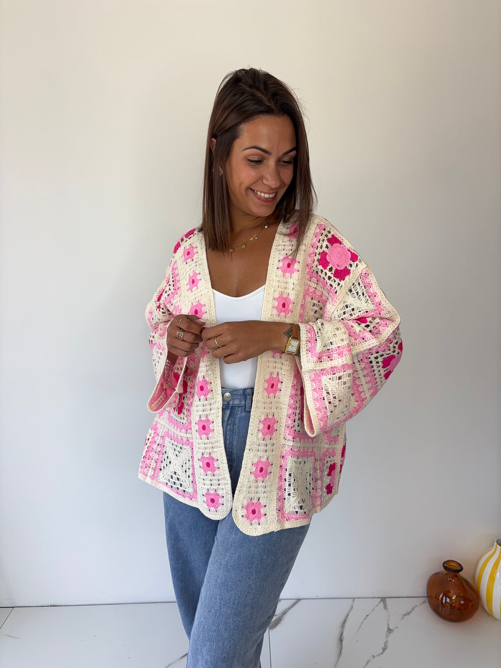 Gilet Clovis - rose